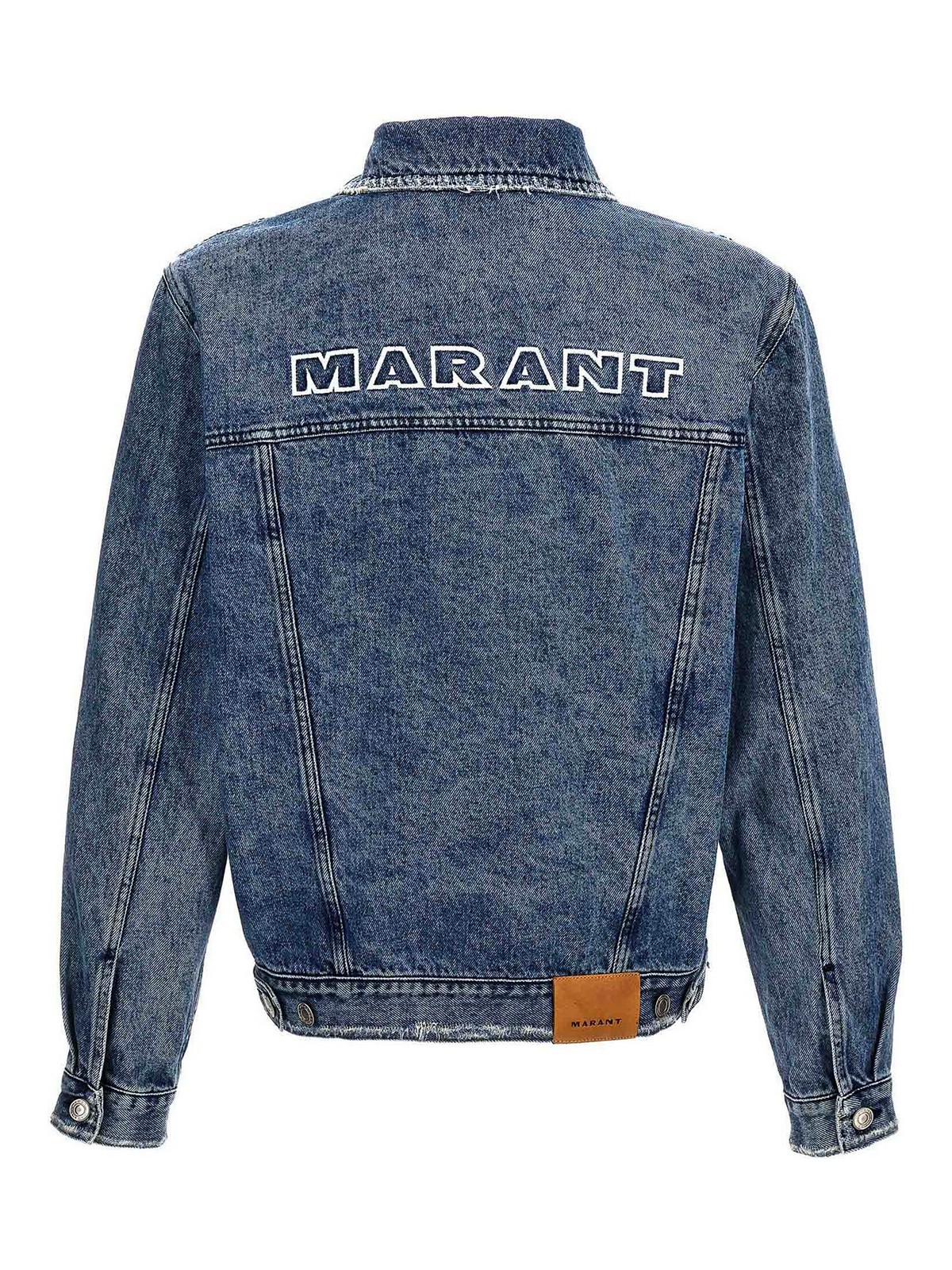 Shop Isabel Marant Jango Jacket In Blue