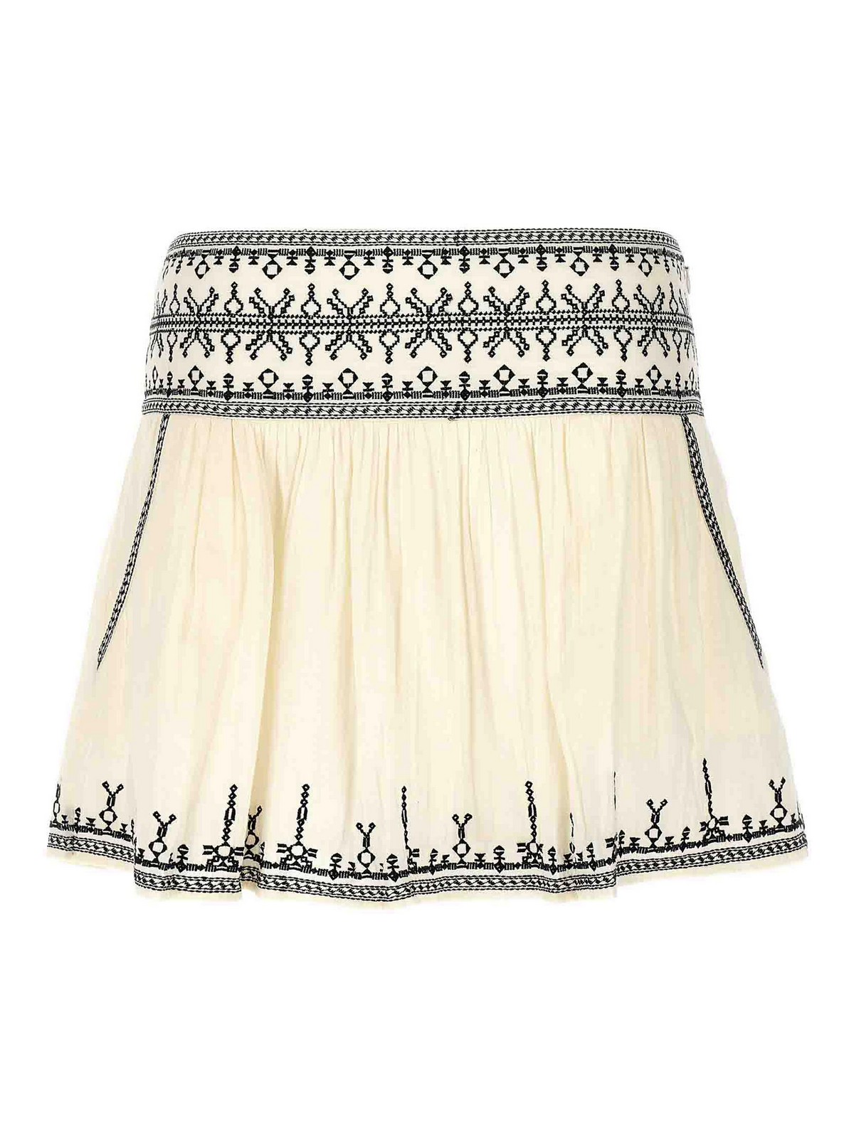 Shop Isabel Marant Étoile Skirt In White