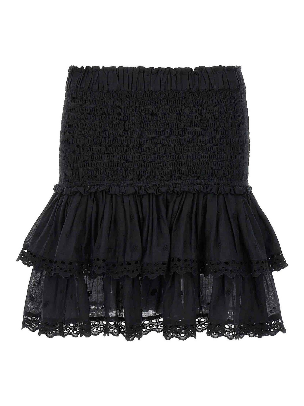 Shop Isabel Marant Étoile Falda Semilarga - Negro In Black