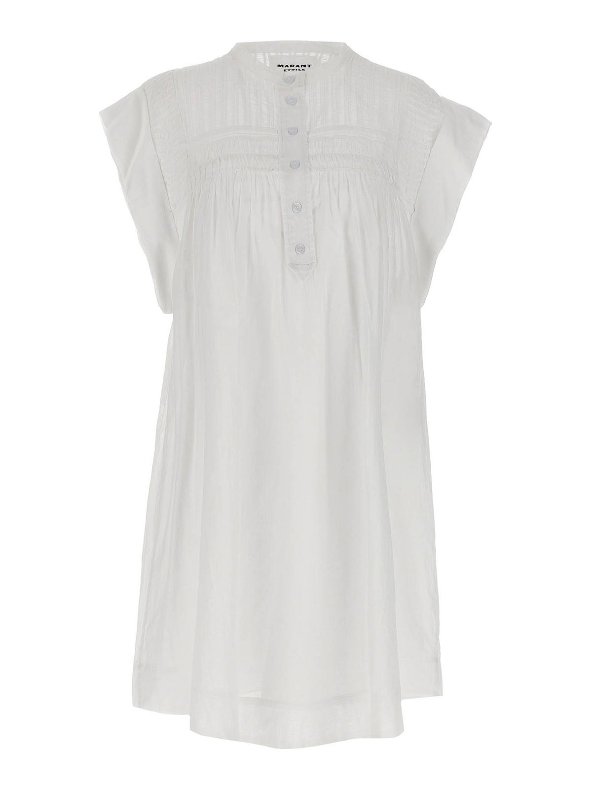 Shop Isabel Marant Étoile Leazali Midi Dress In White