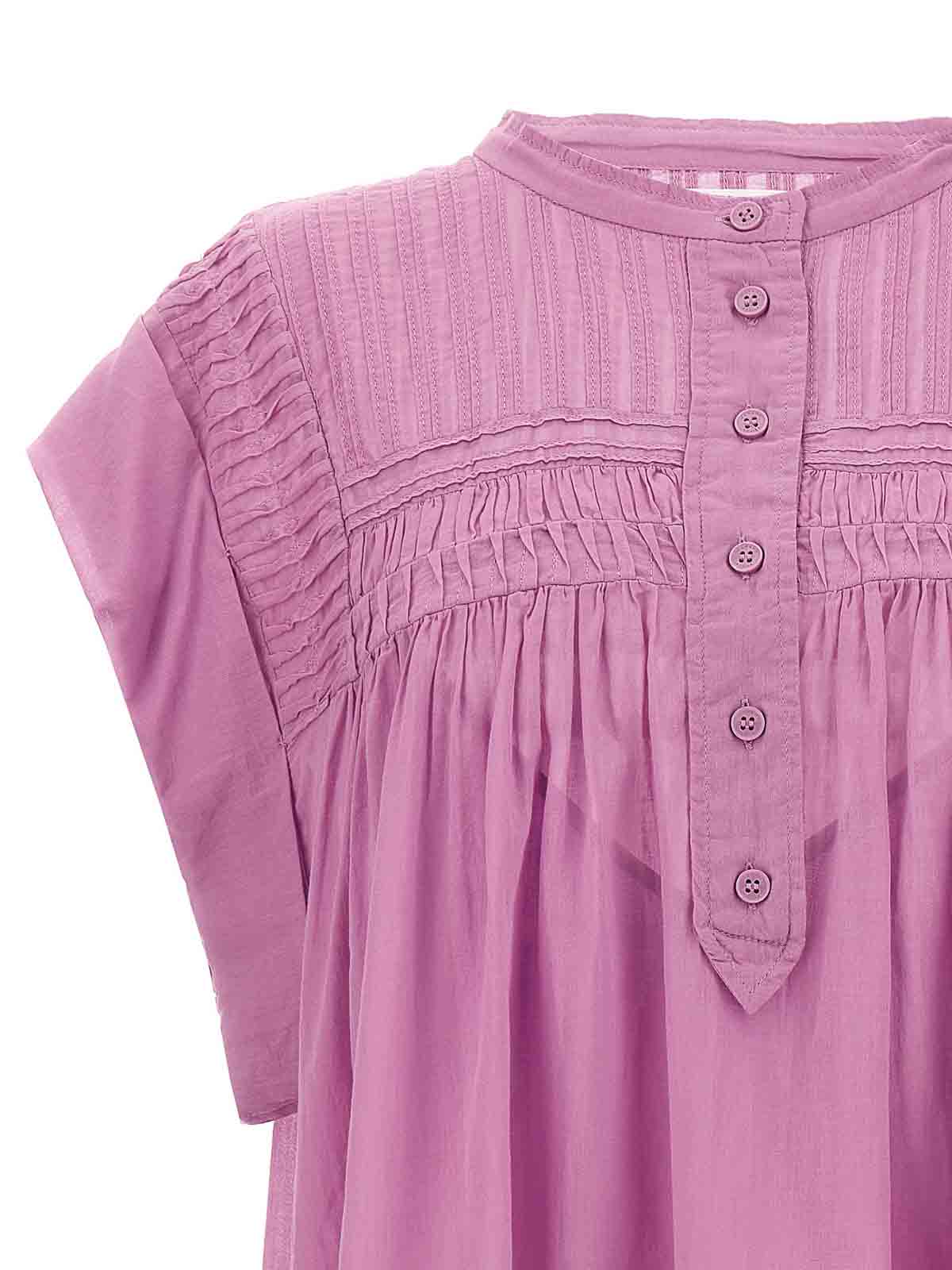Shop Isabel Marant Étoile Leazali Midi Dress In Purple