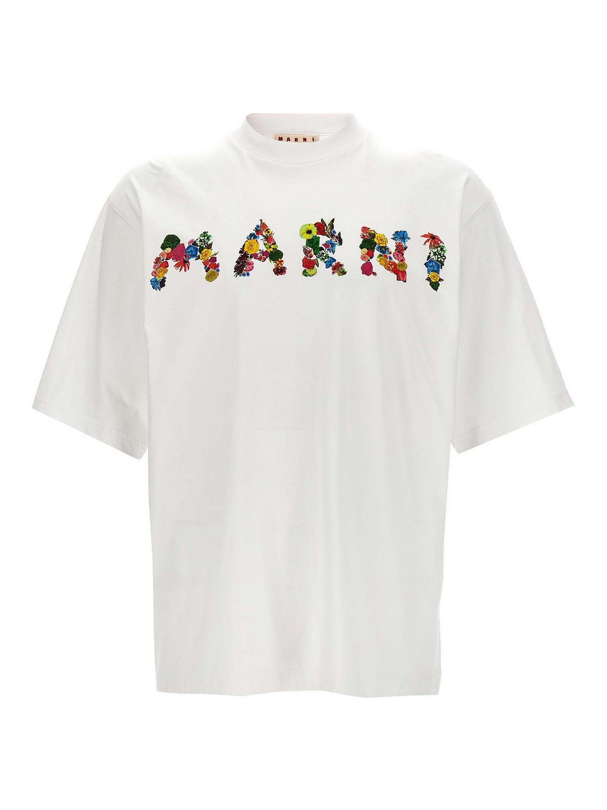 Marni Collage Bouquet T-Shirt - White - Men