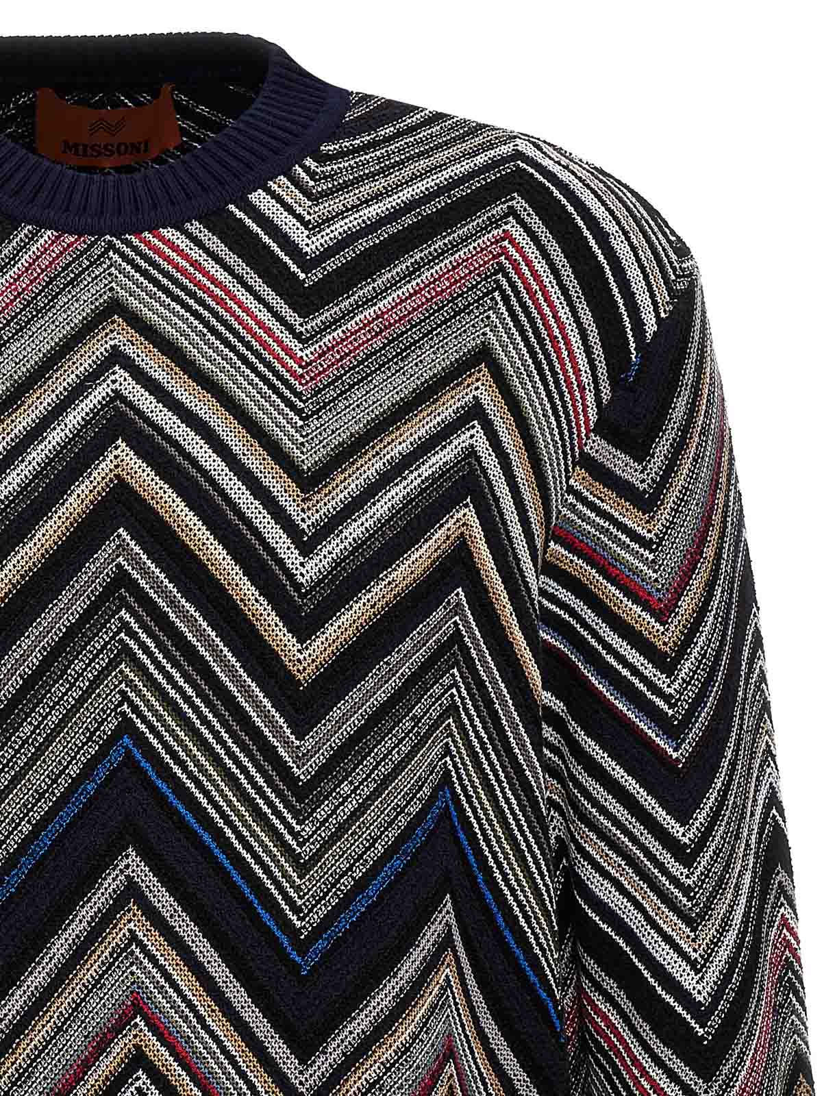 Shop Missoni Sweater In Multicolour