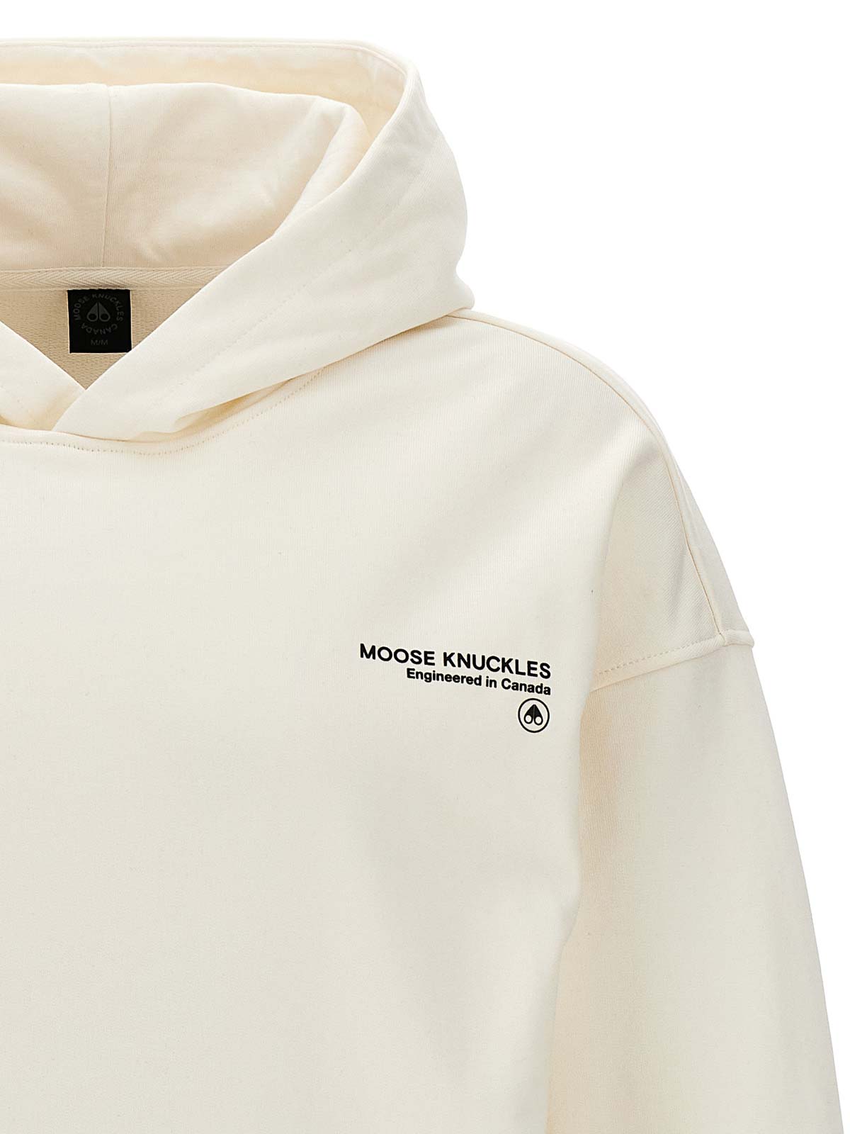 Shop Moose Knuckles Hoodie In White