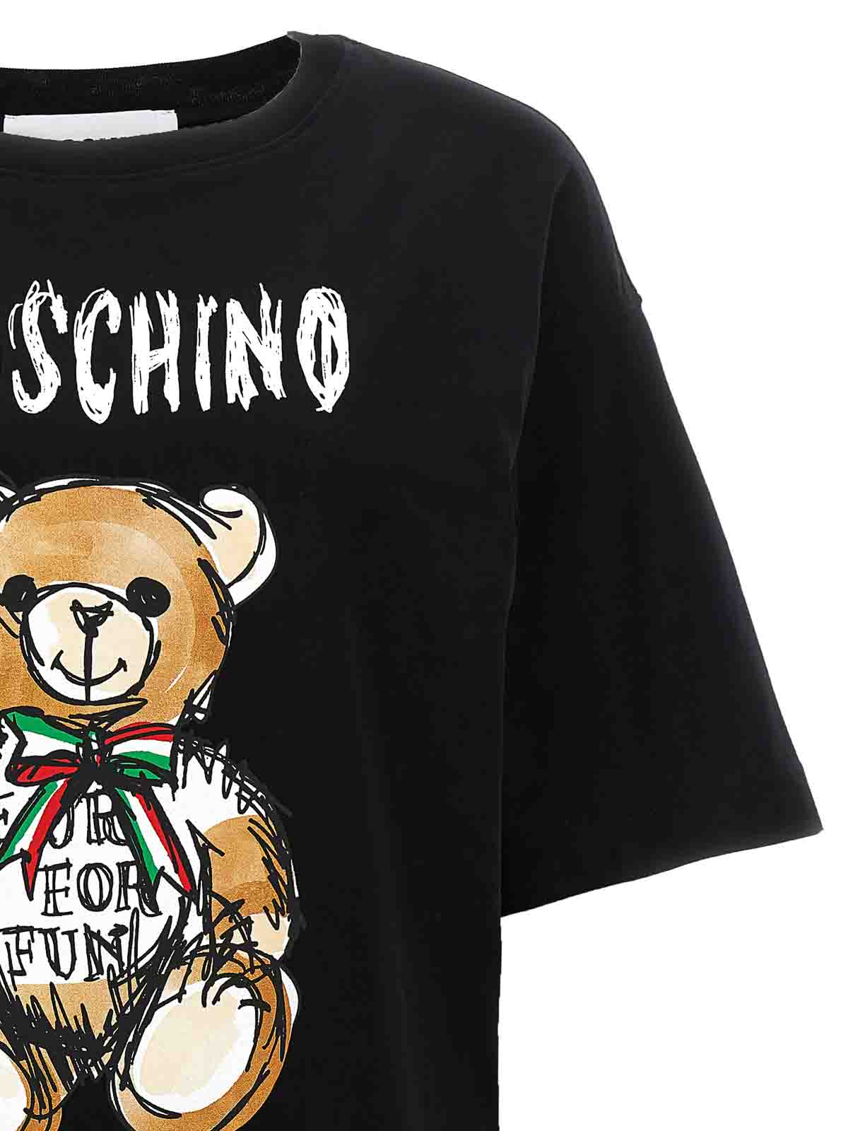 Moschino T-Shirt Dress - Black - Women|045205411555 | thebs.com