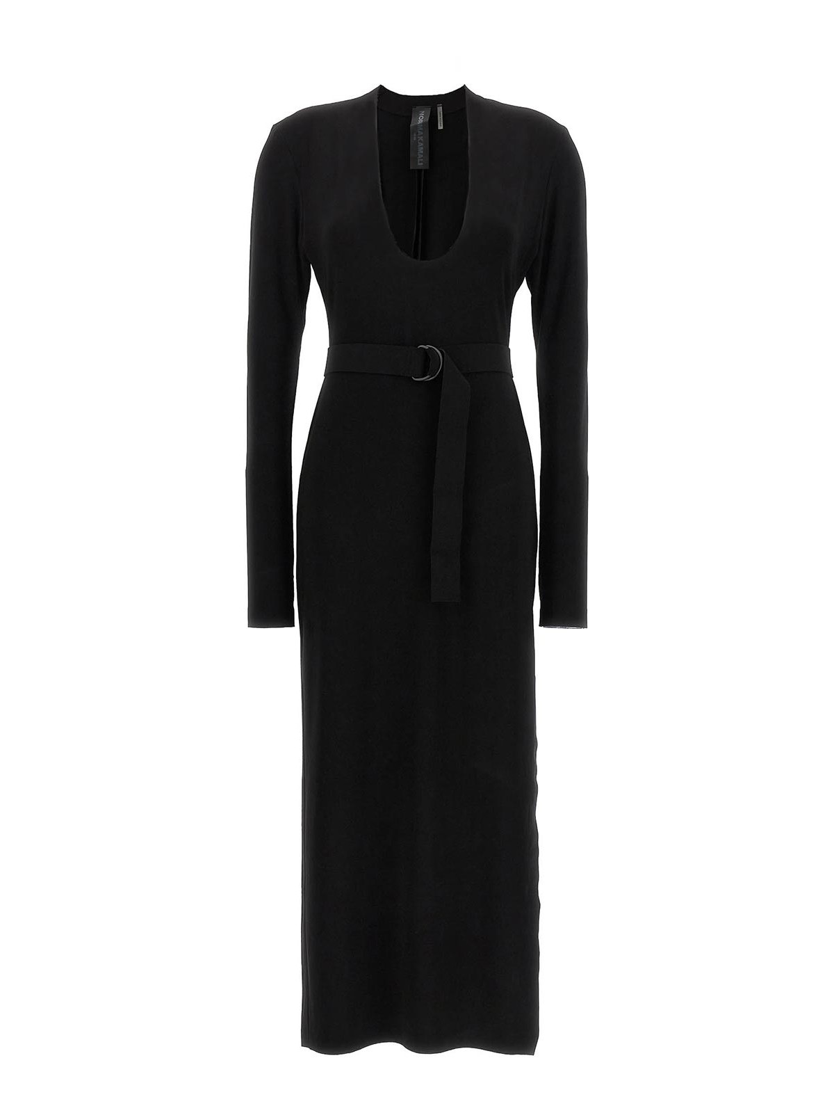 Norma Kamali Maxi Dress In Black