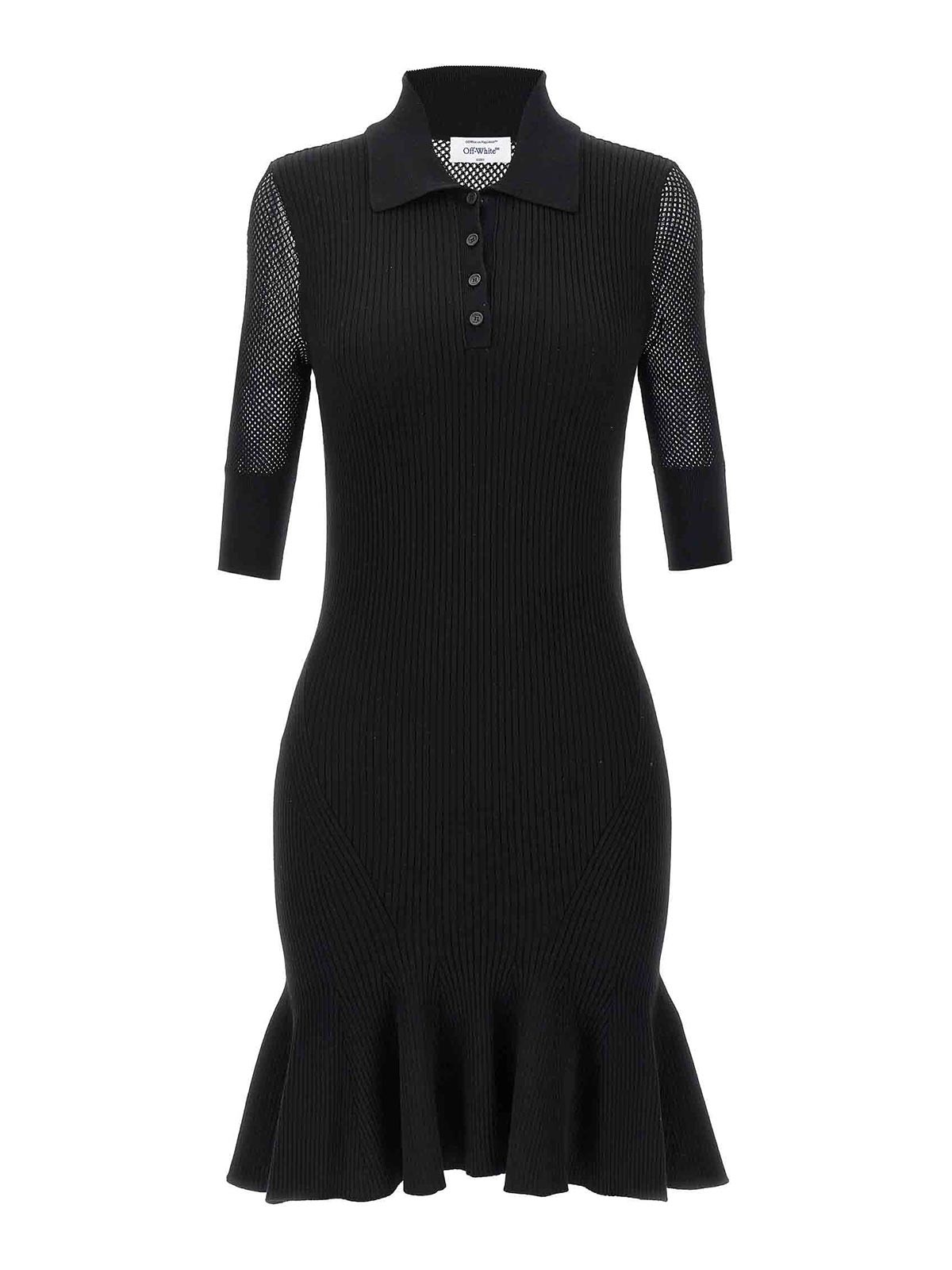 Shop Off-white Arrow Dress In Black