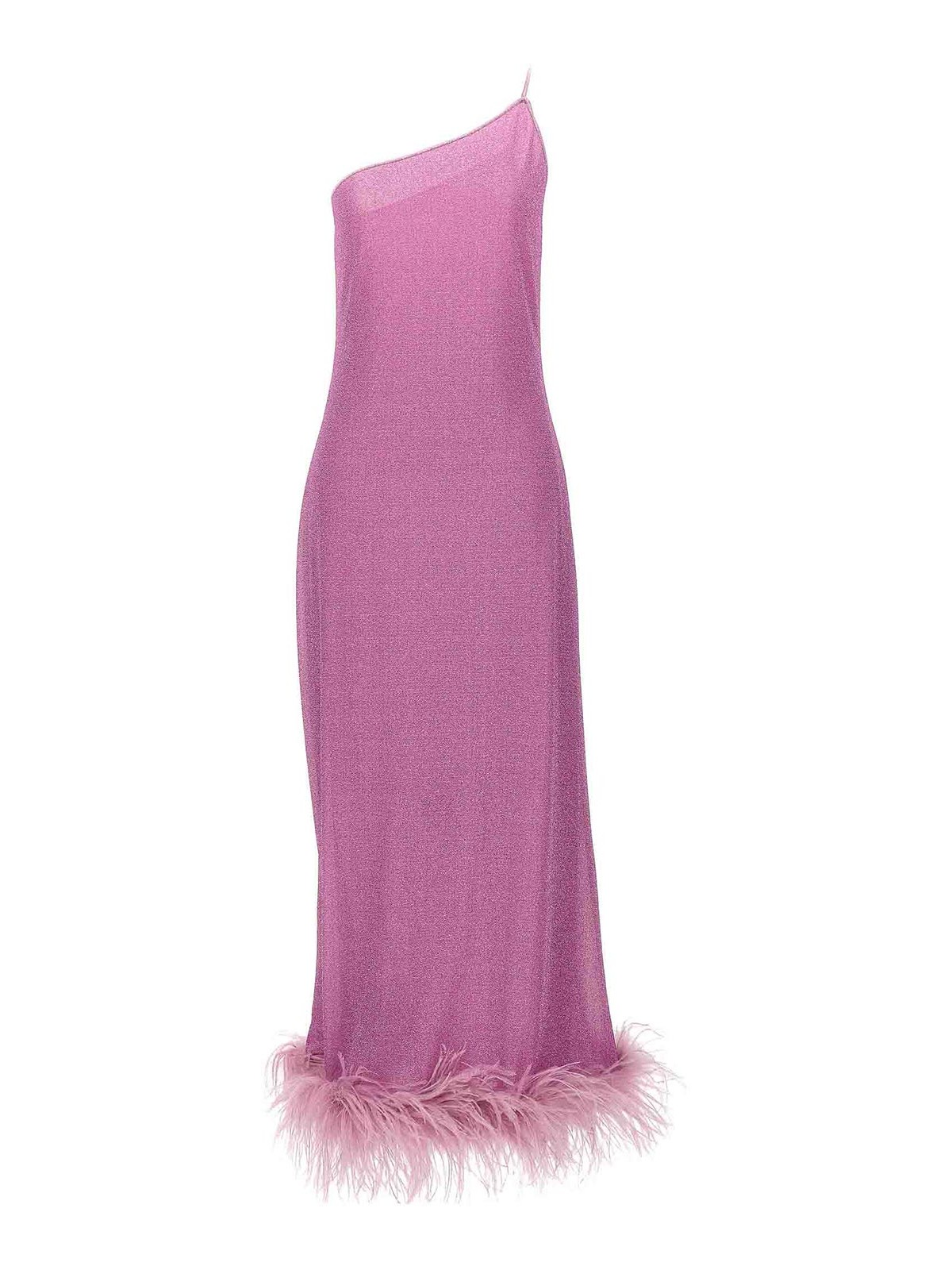 Shop Oseree Vestido Largo - Púrpura In Purple