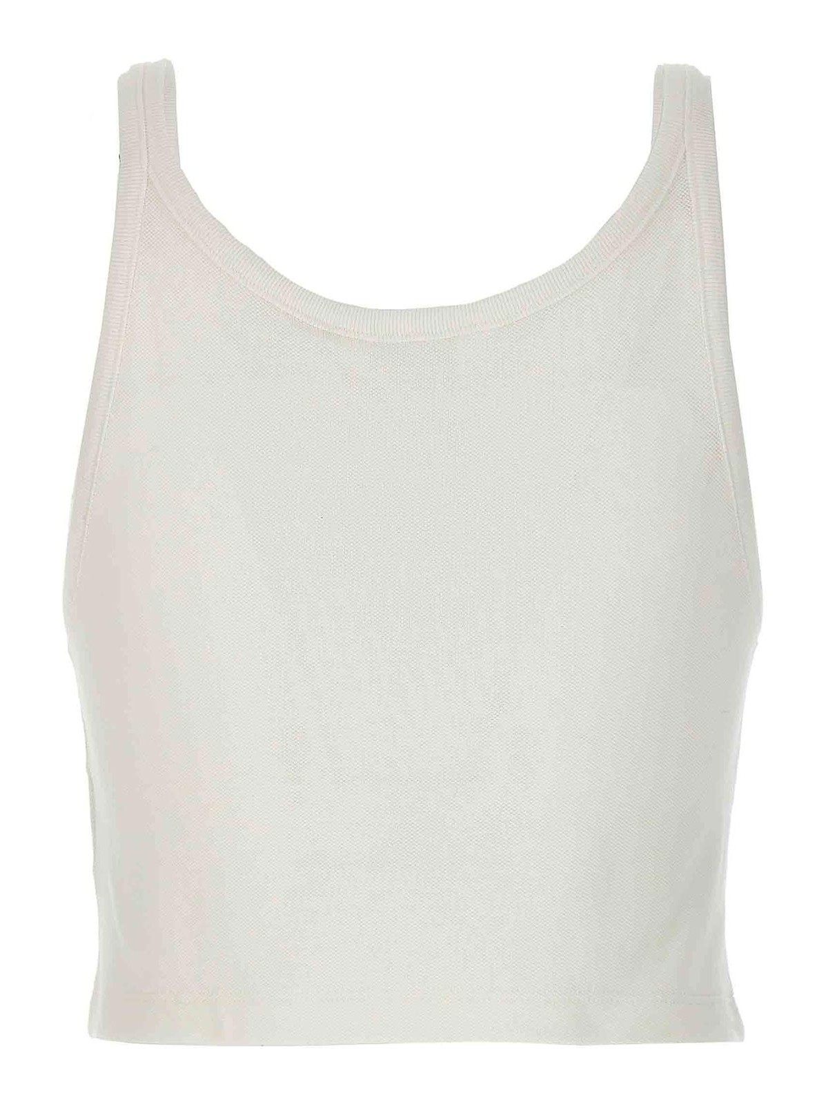 Shop Palm Angels Top - Blanco In White