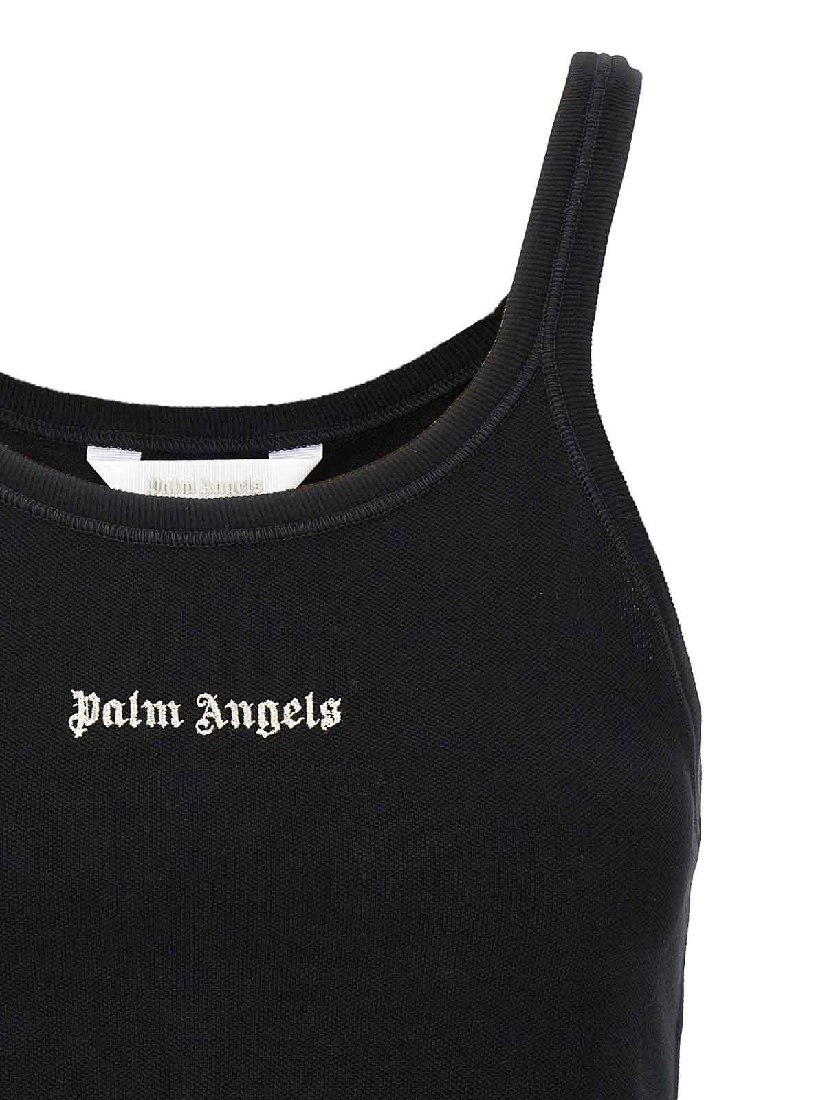 Shop Palm Angels Top In White