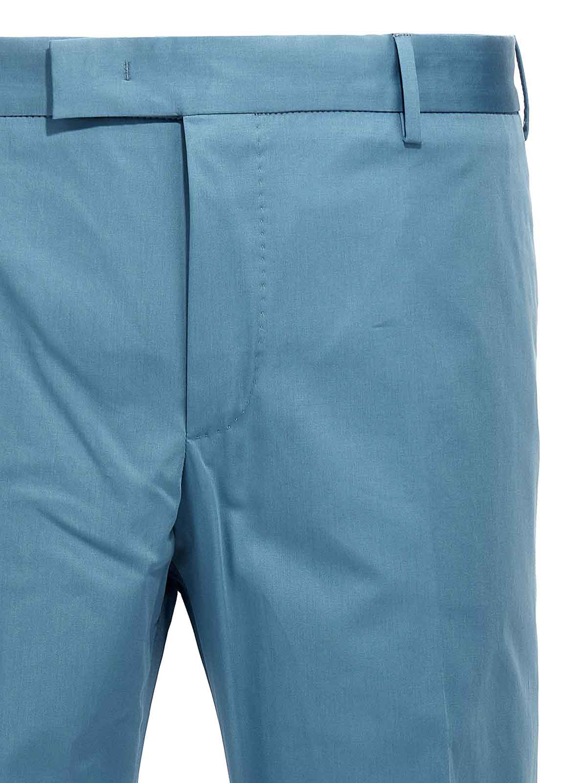 Shop Pt Torino Dieci Pants In Azul Claro
