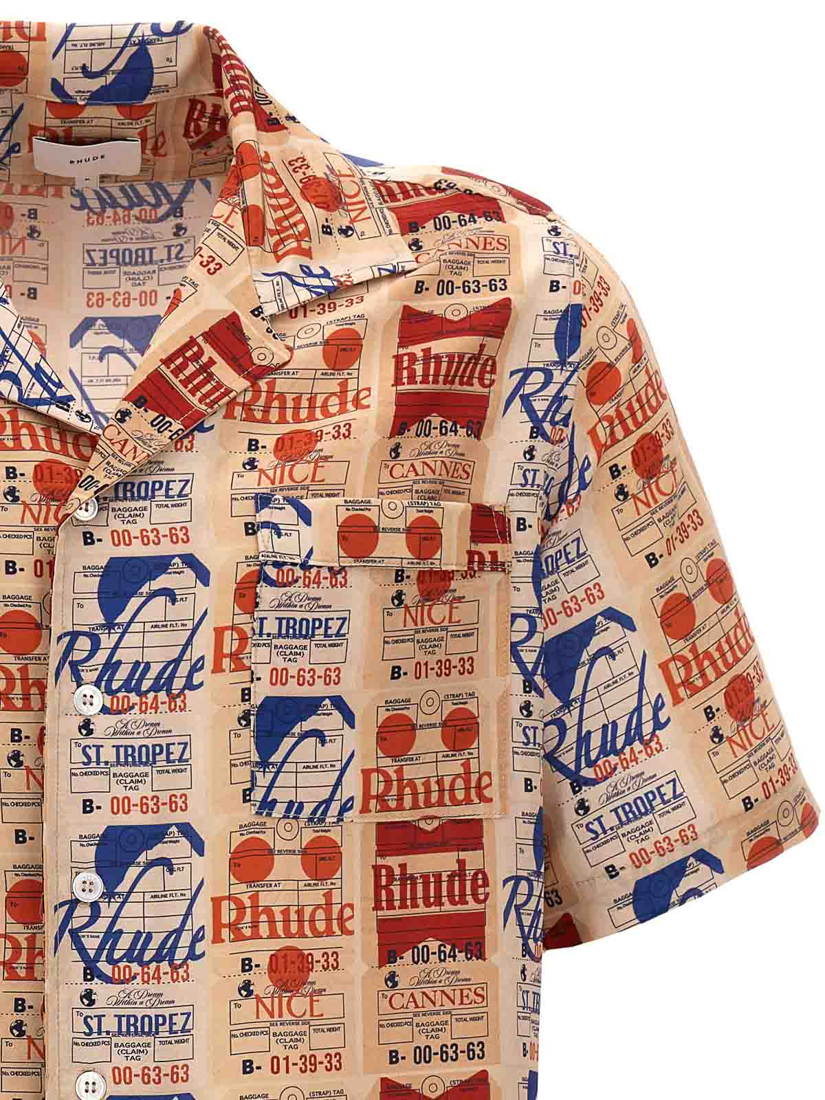 Shop Rhude Camisa - Multicolor