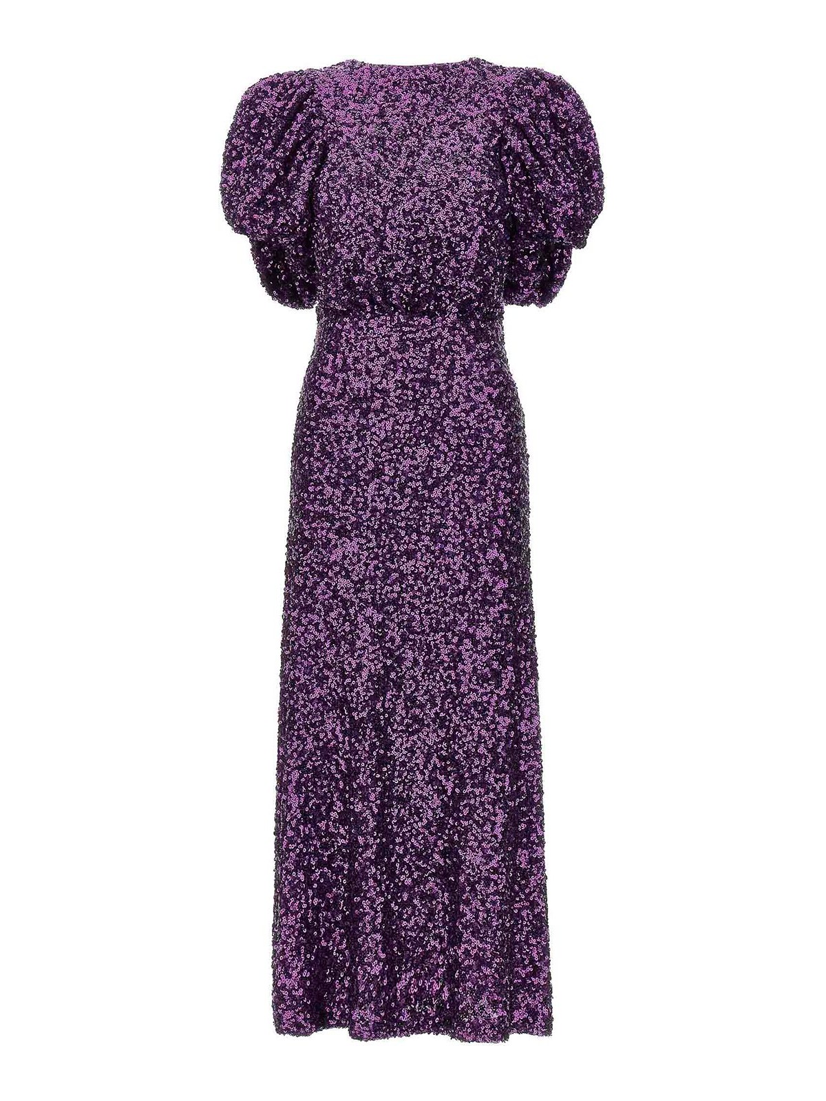 Shop Rotate Birger Christensen Vestido Midi - Púrpura In Purple