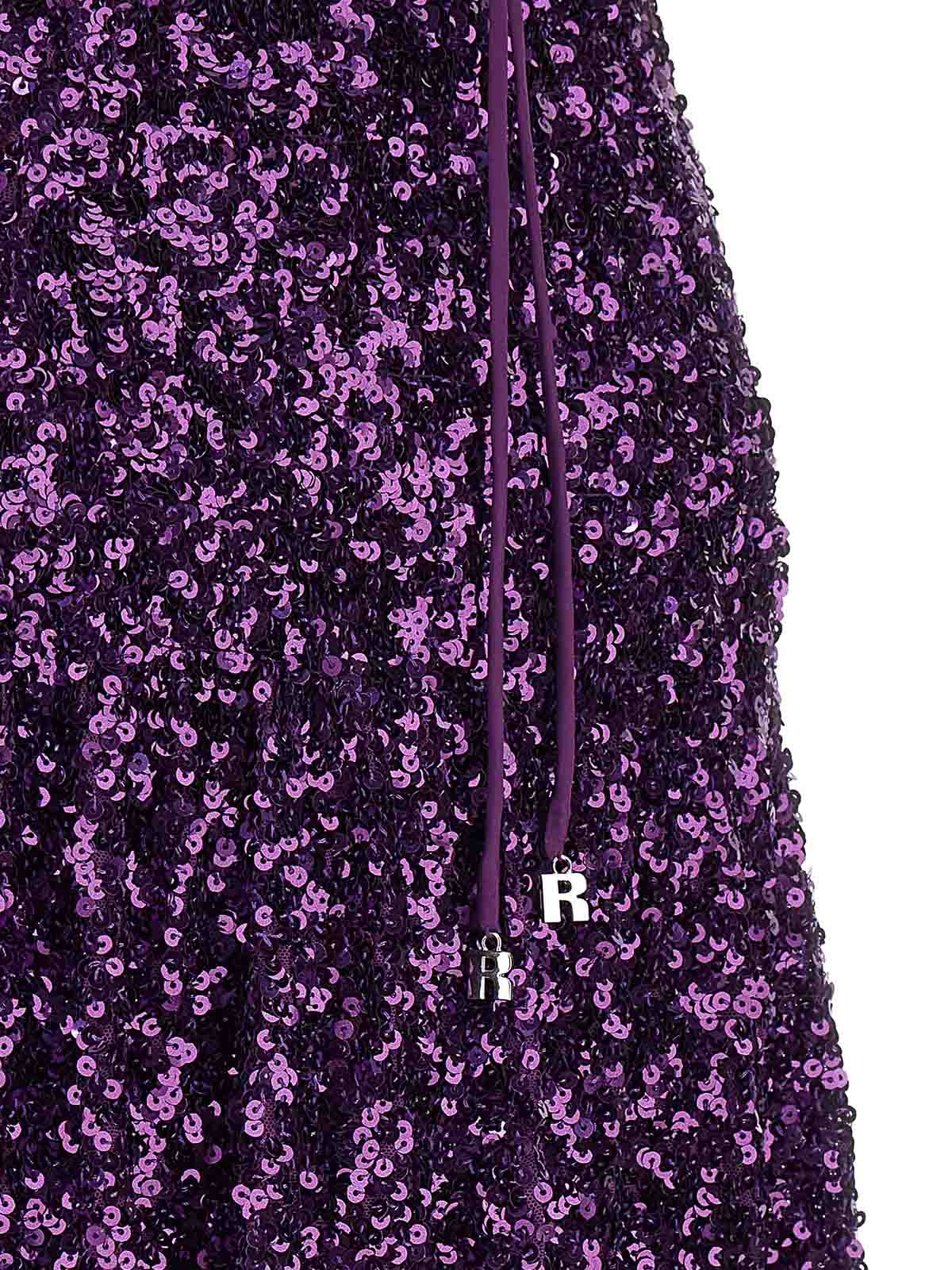 Shop Rotate Birger Christensen Vestido Midi - Púrpura In Purple