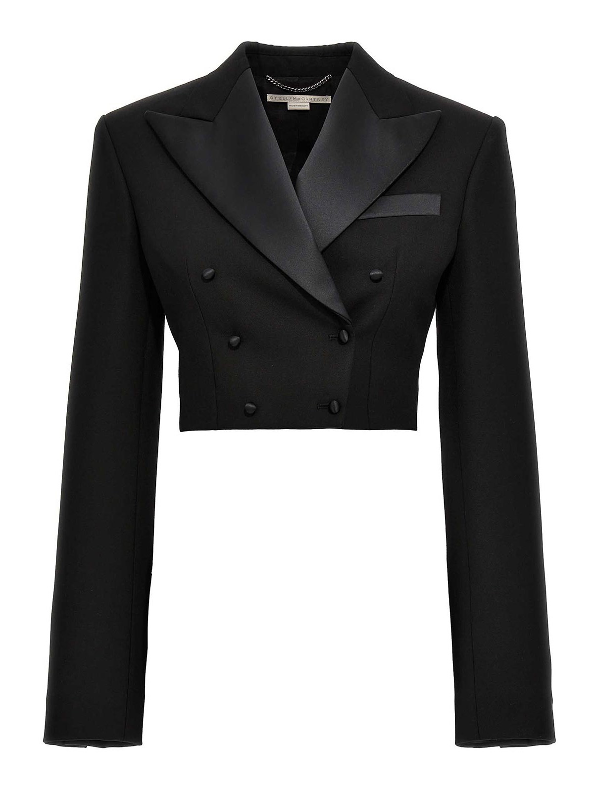 Adidas by Stella McCartney Double-Breasted Cropped Blazer