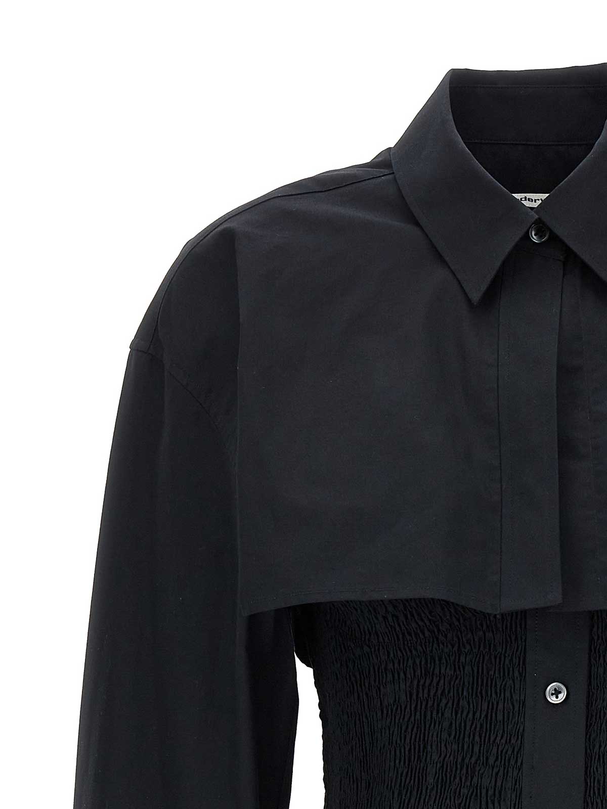 alexander wang smocked mini dress Alexander Wang Smocked Cotton Mini Dress