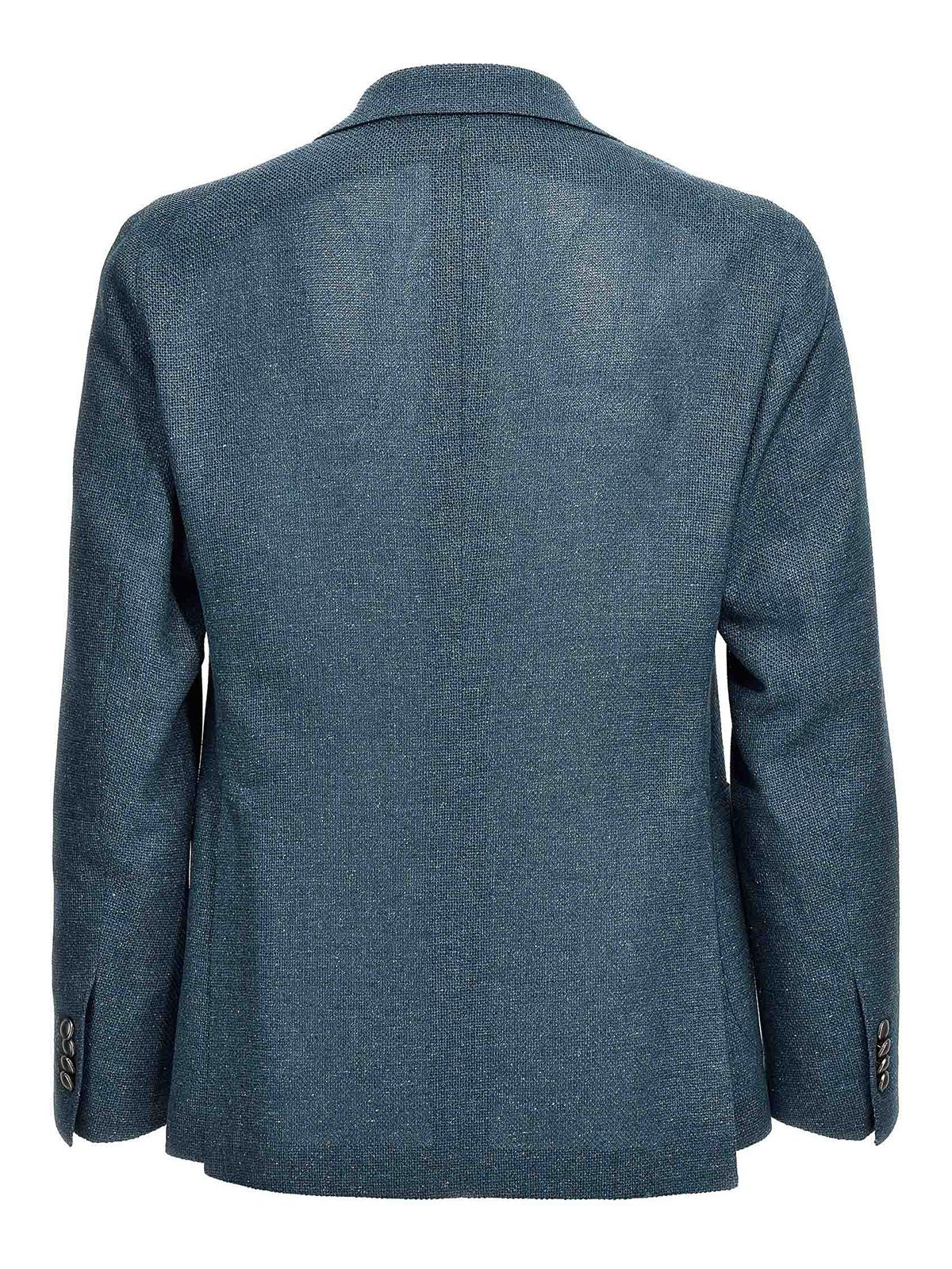 Shop Tagliatore Blazer - Azul Claro In Light Blue