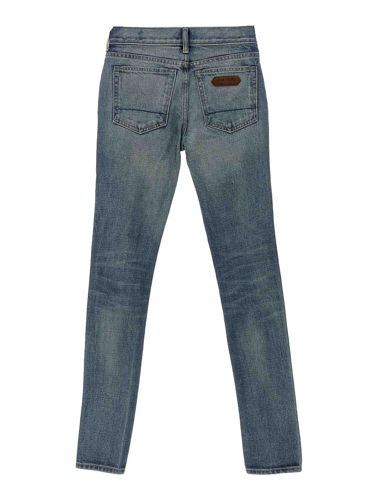 Shop Tom Ford Denim Jeans In Light Blue