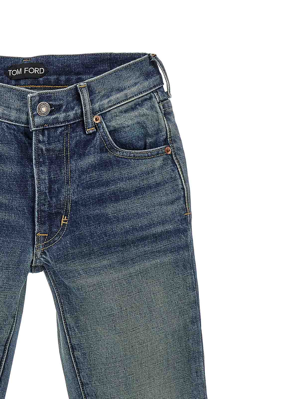 Shop Tom Ford Denim Jeans In Light Blue