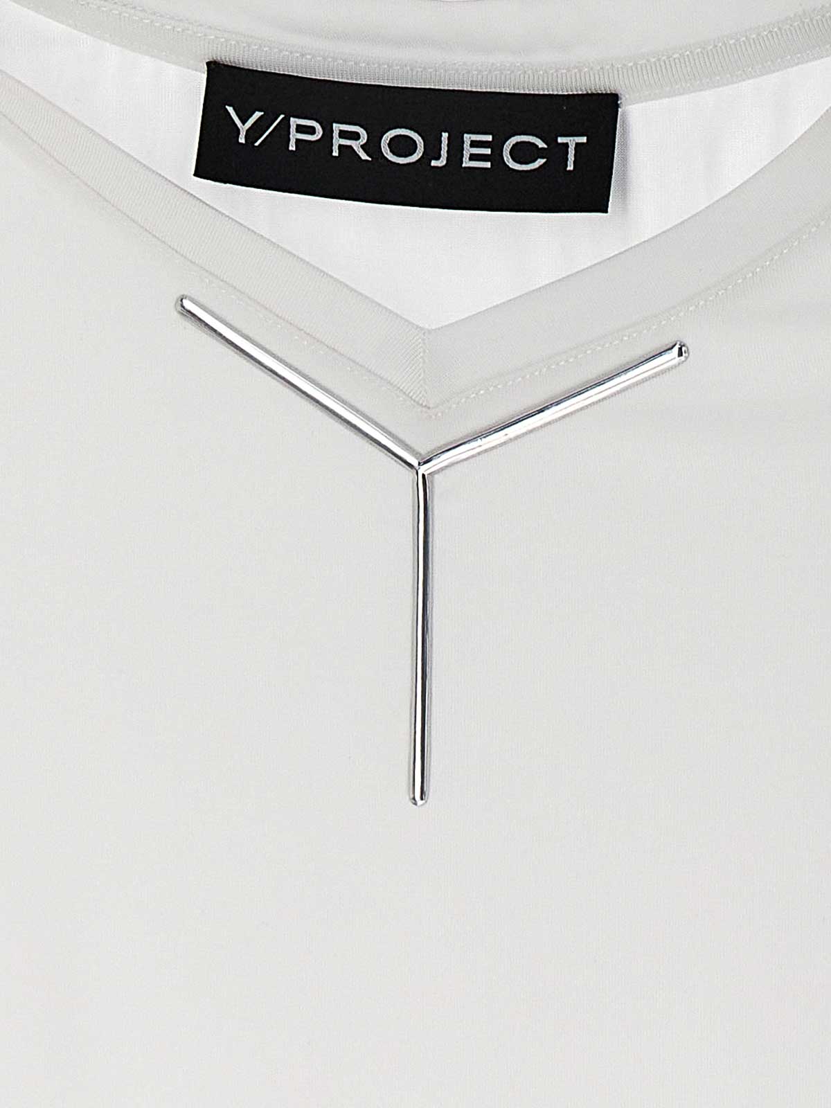 Shop Y/project Y Baby Tee T-shirt In White