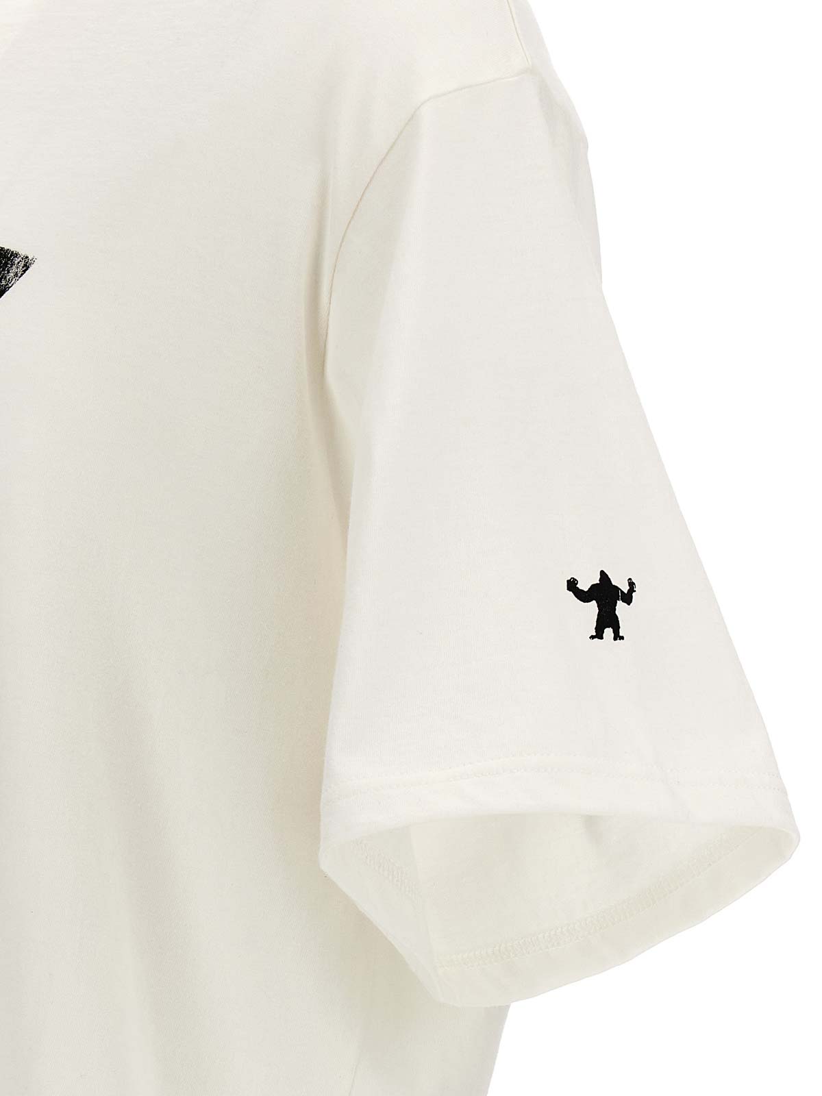 Yohji Yamamoto Logo Print T-Shirt - White - Men|HST90989WH