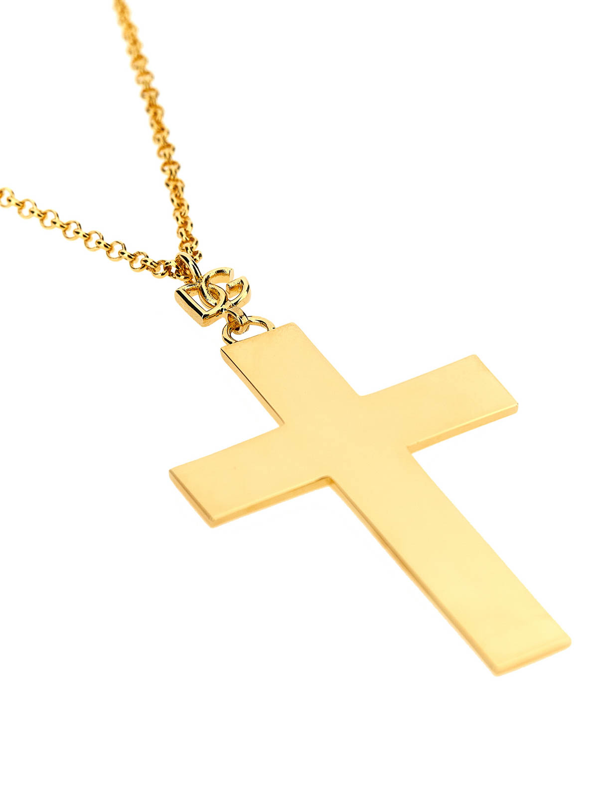 Dolce & Gabbana Cross Pendant Necklace - Gold | WNQ4C2W1111ZOO00