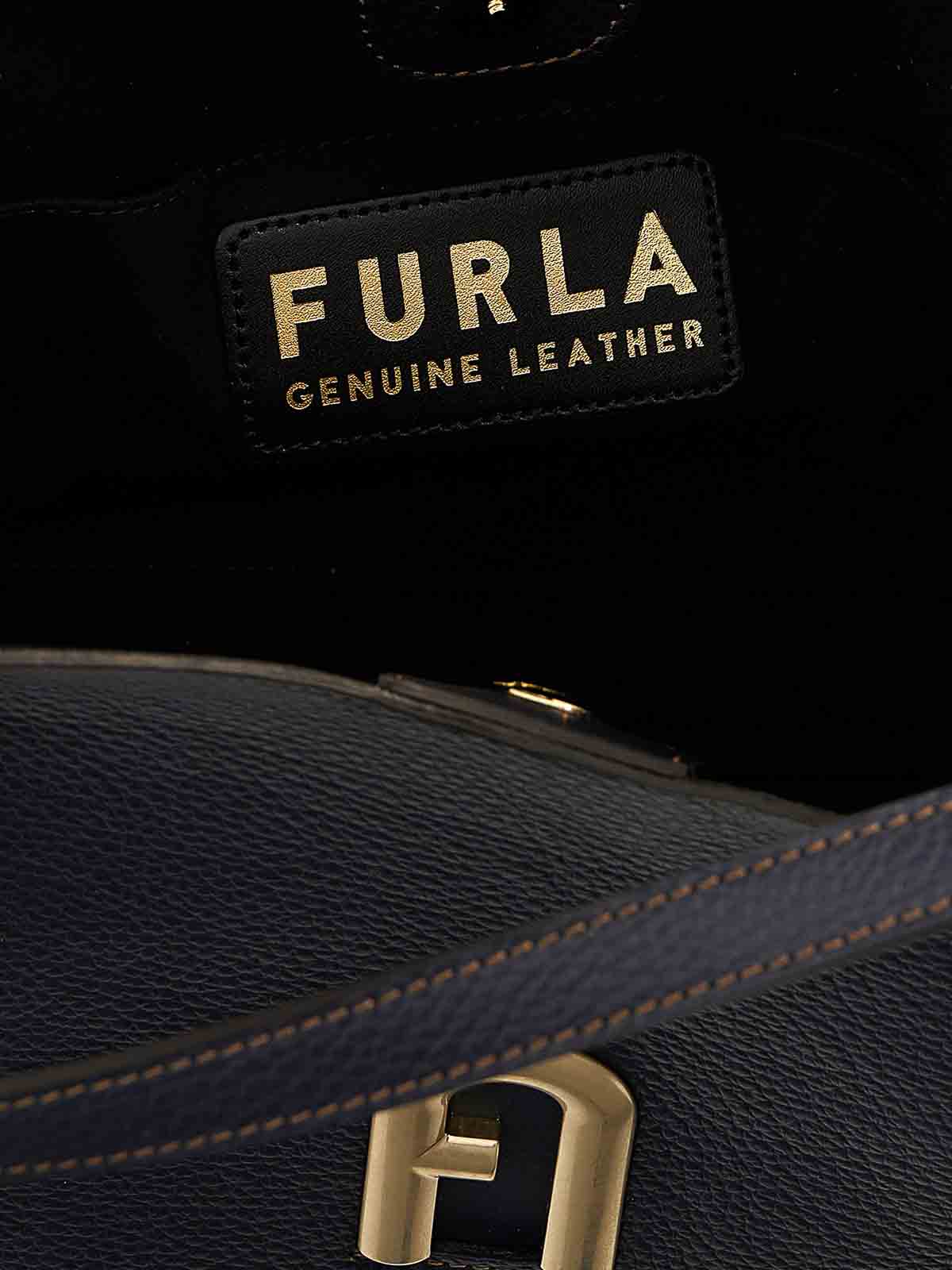 Shop Furla Primula S Handbag In Blue