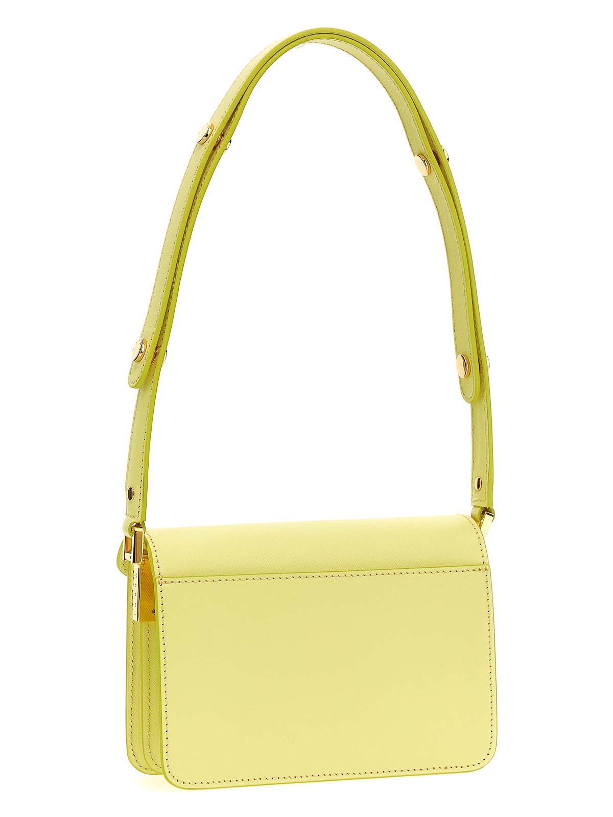 Shop Marni Mini Shoulder Bag In Yellow