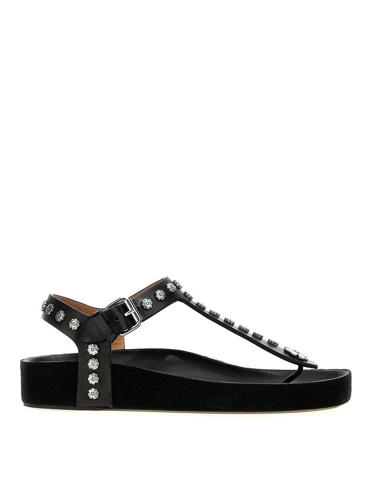 Shop Isabel Marant Enore Sandals In Black