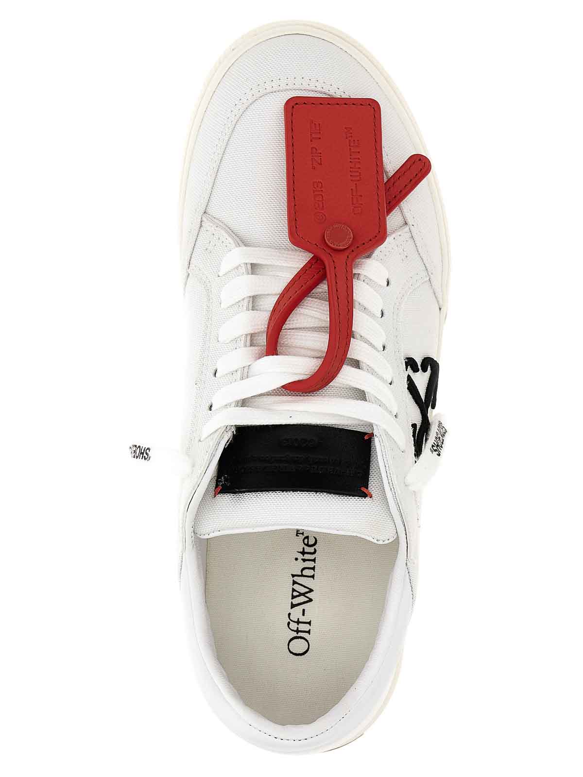Shop Off-white New Low Vulcanized Sneakers In White