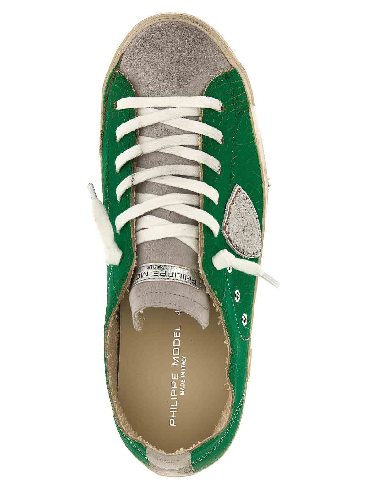 Shop Philippe Model Zapatillas - Verde In Green