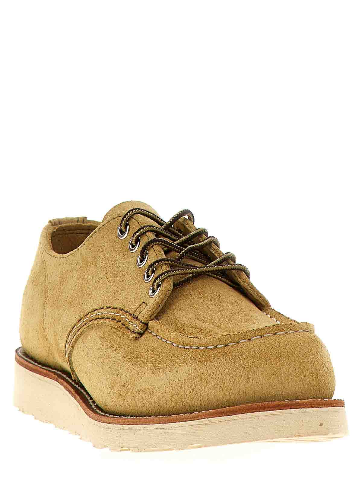Shop Red Wing Shoes Shop Moc Oxford Lace Up Shoes In Beige