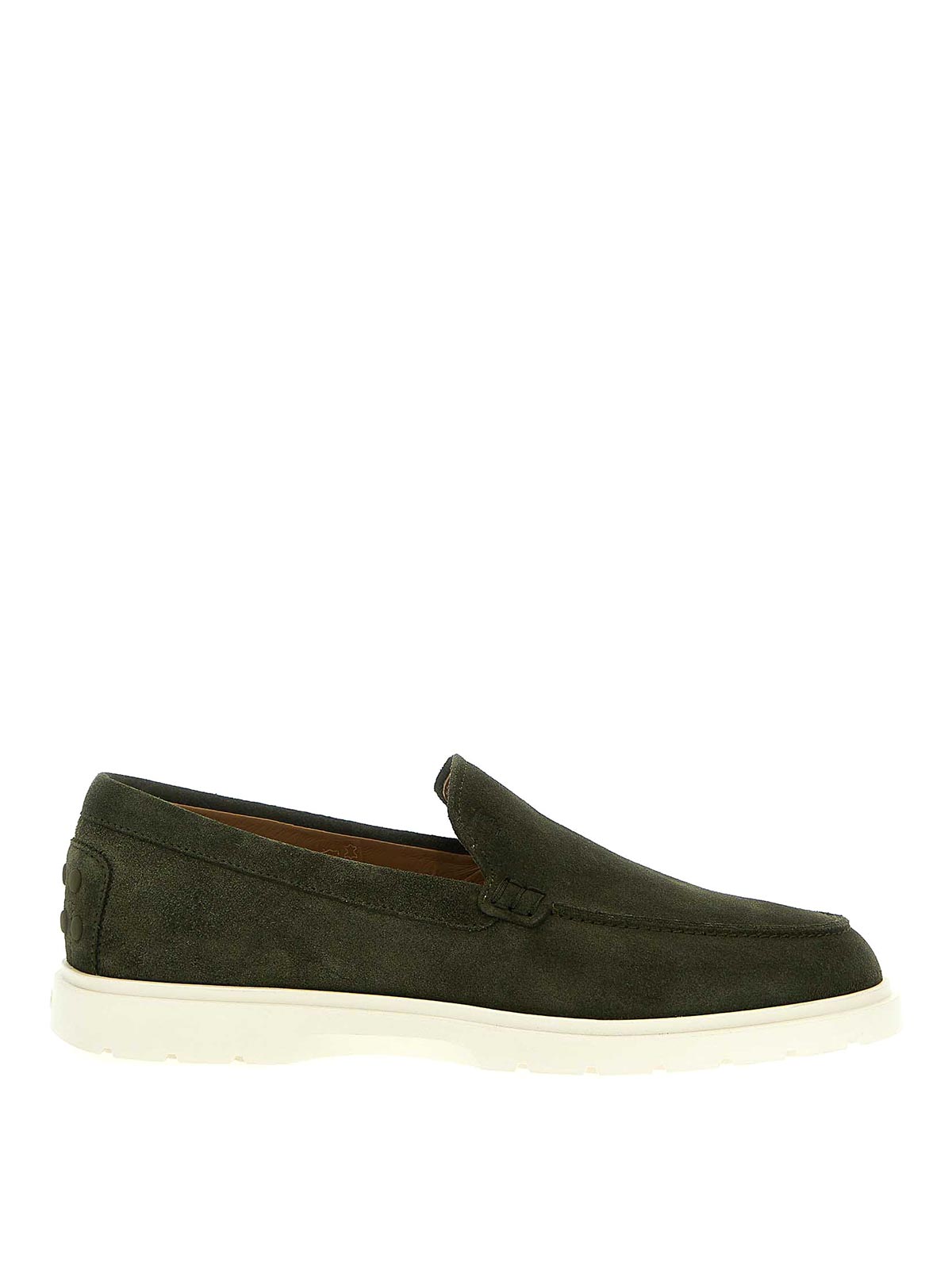 Tod's Pantofola Loafers In Green