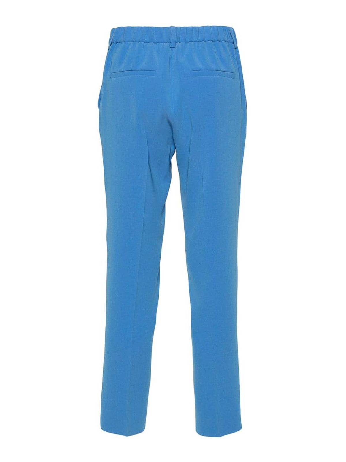 Shop Alberto Biani Cady Trousers In Blue