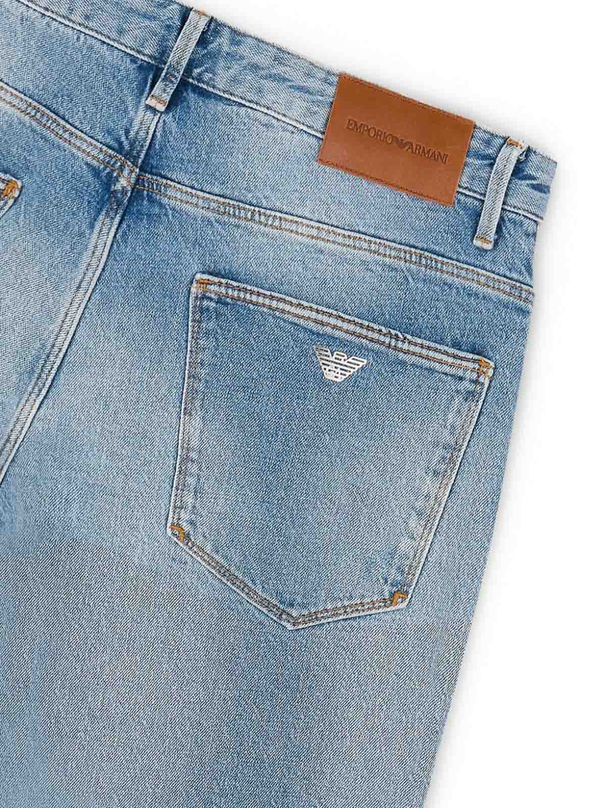 Shop Emporio Armani Jeans Boot-cut - Azul In Blue