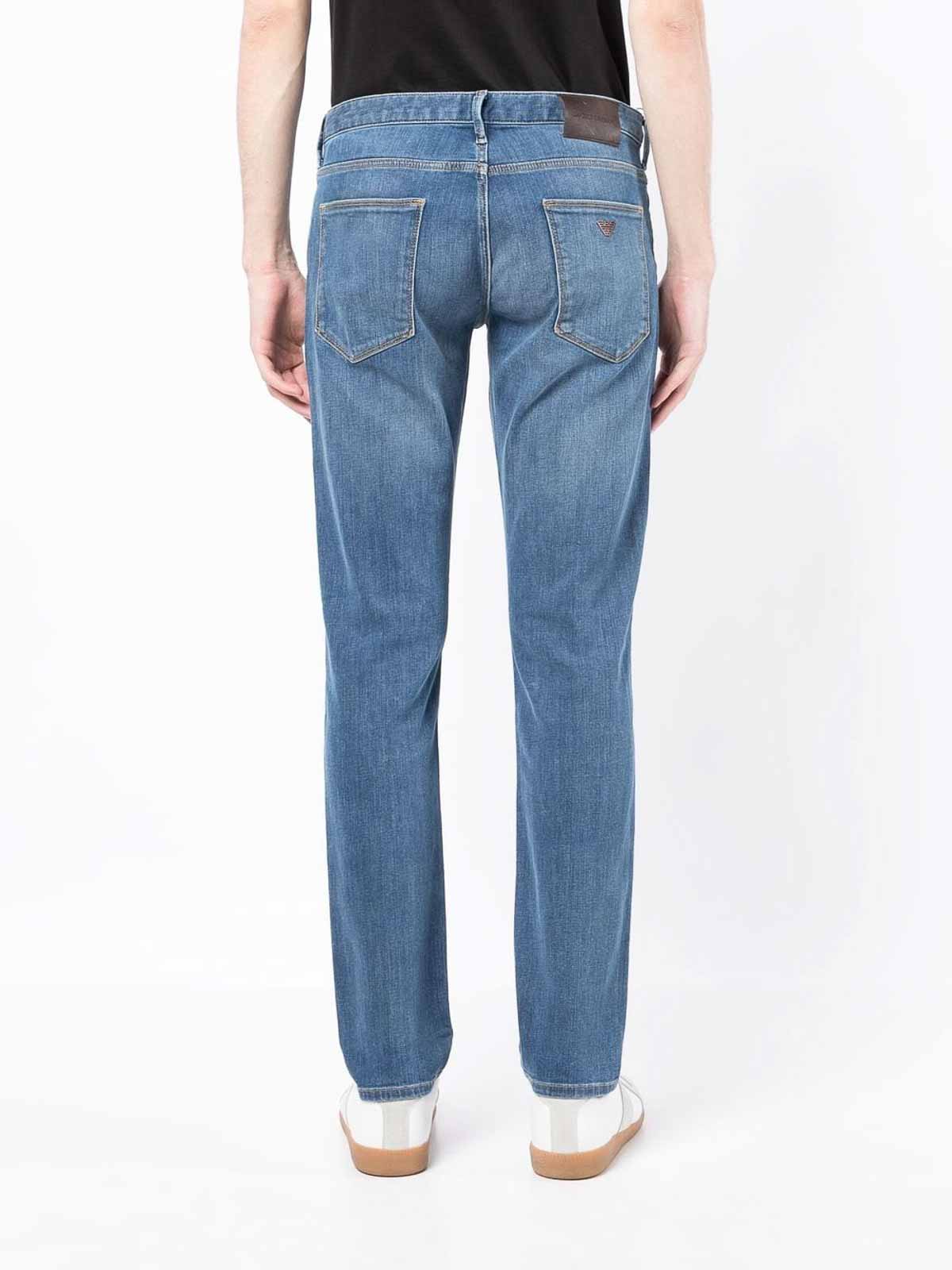 Shop Emporio Armani Jeans Boot-cut - Azul In Blue