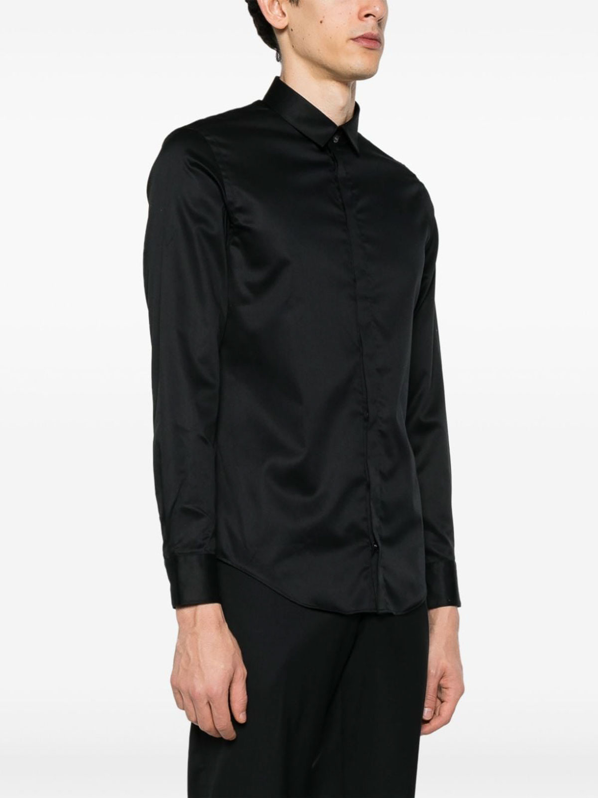 Shop Emporio Armani Camisa - Negro In Black
