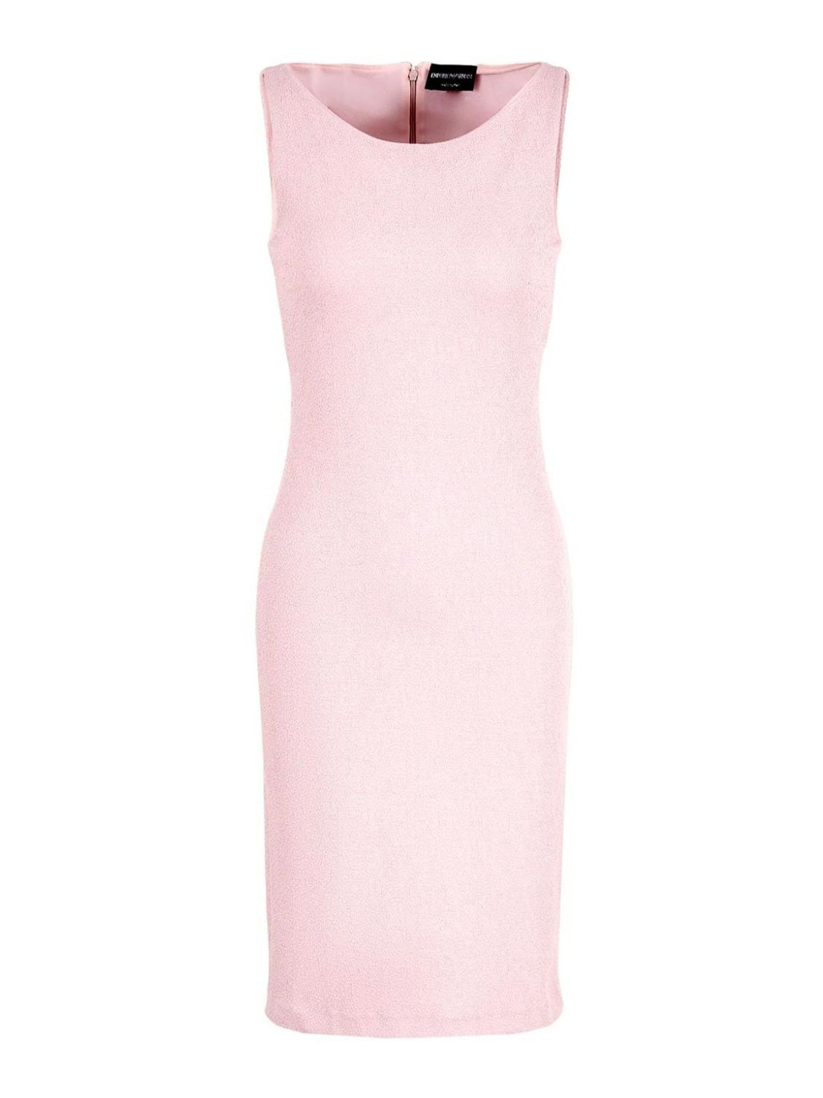 Shop Emporio Armani Short Dress In Light Pink