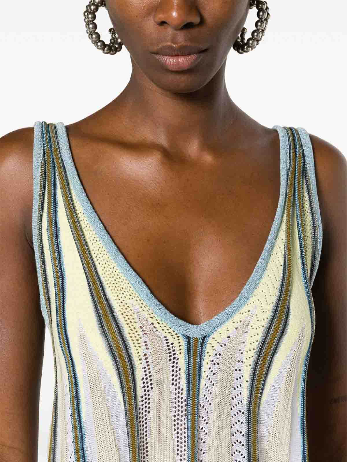Shop Forte Forte Inlay Knit Top In Yellow