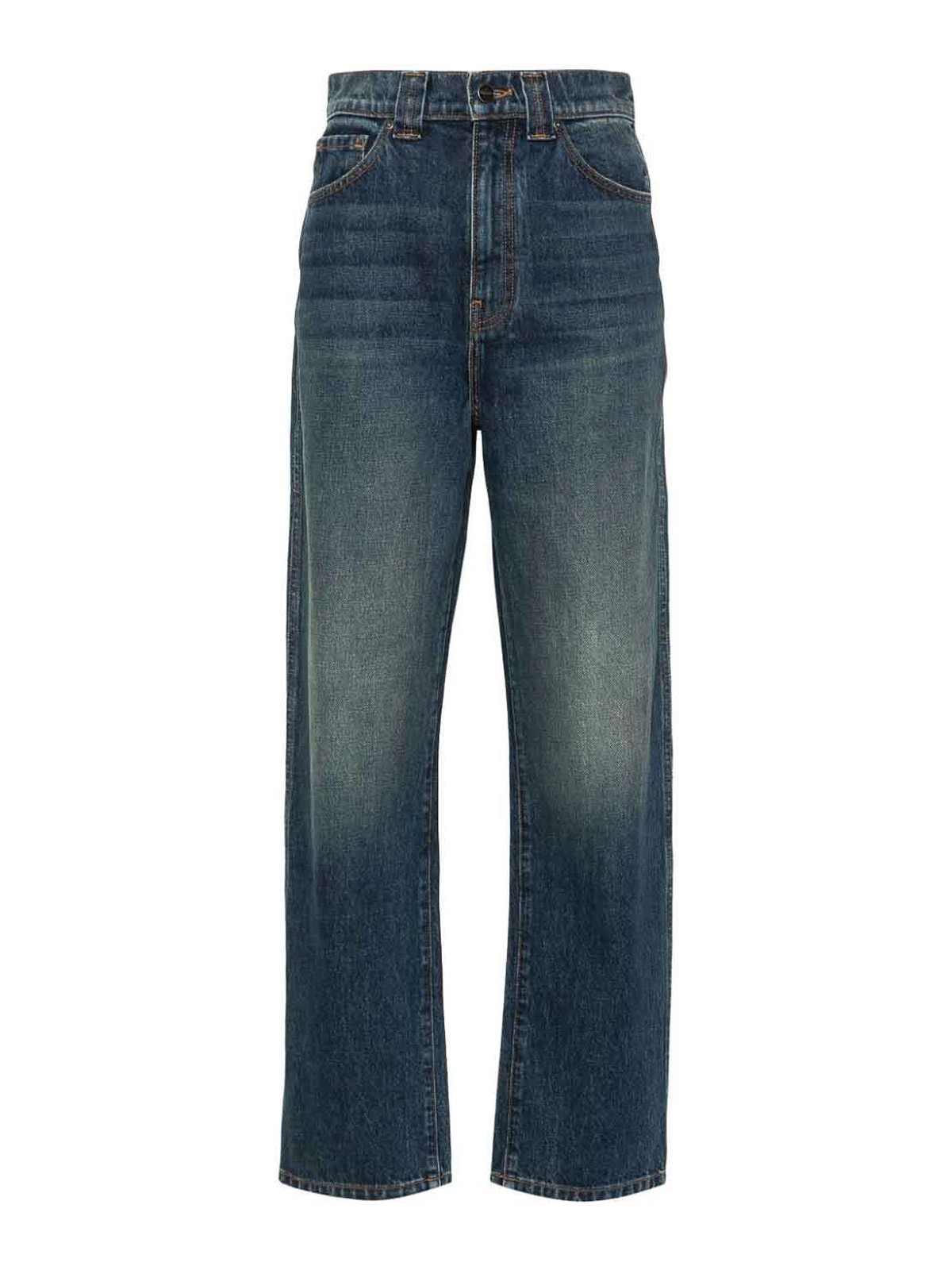 Khaite High-waisted Denim Jeans In Light Wash