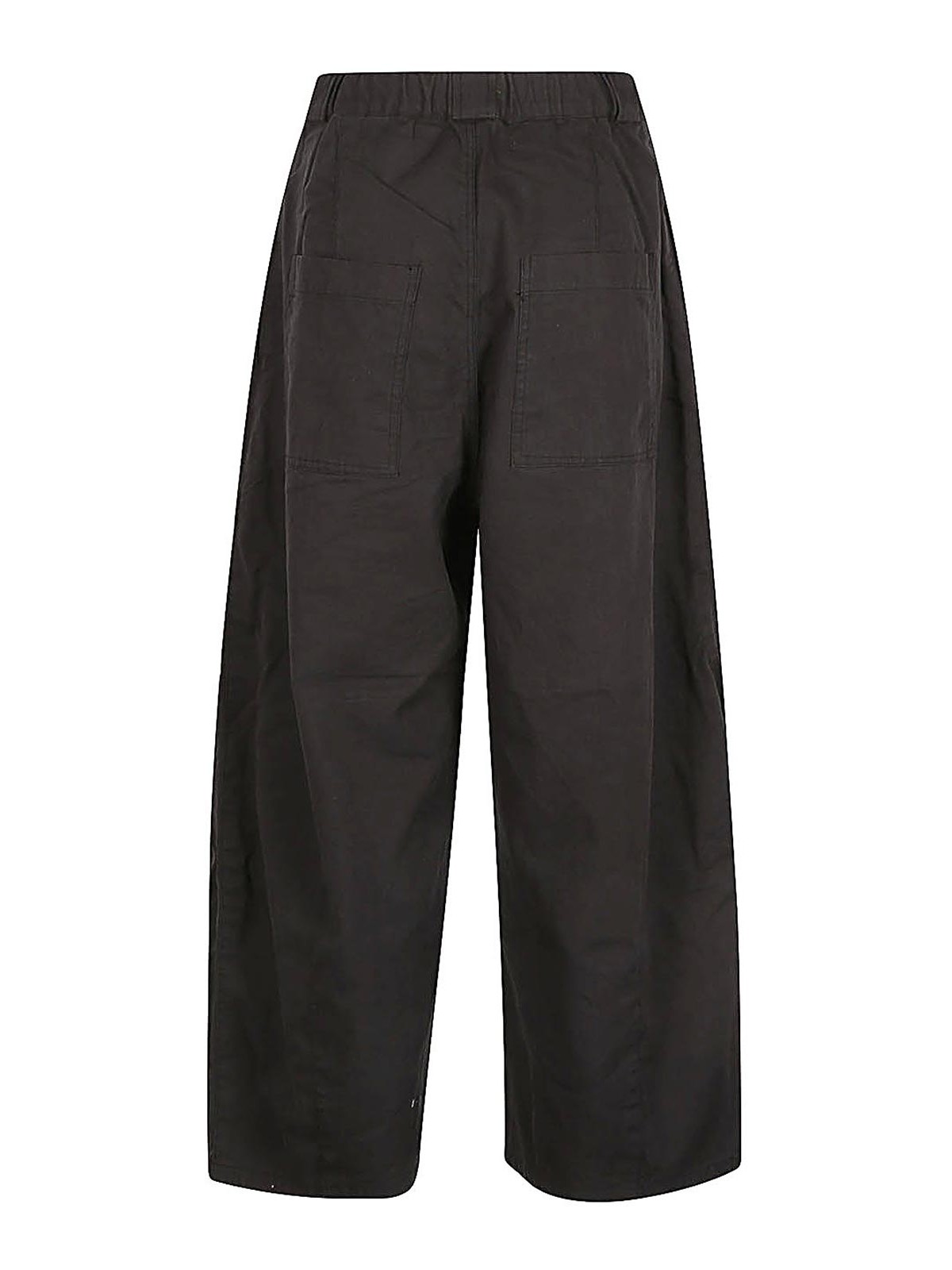Shop Sarahwear Organic Cotton Tulip Trousers In Black