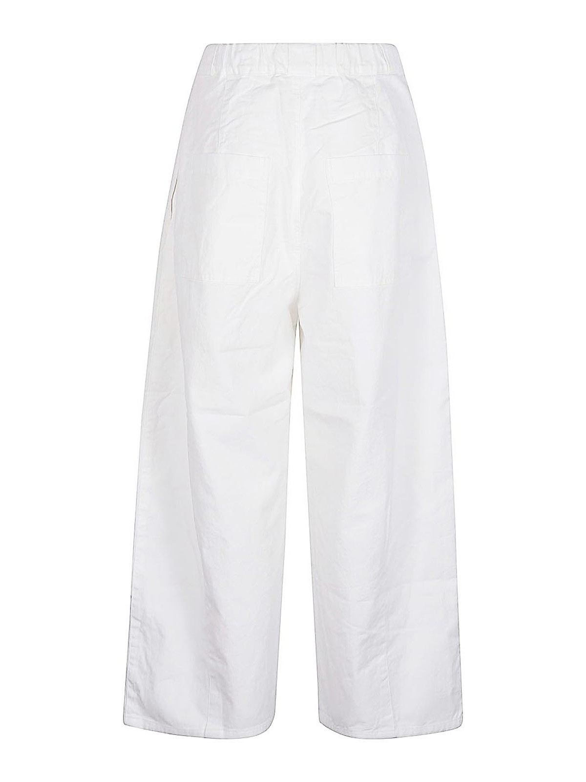 Shop Sarahwear Organic Cotton Tulip Trousers In White