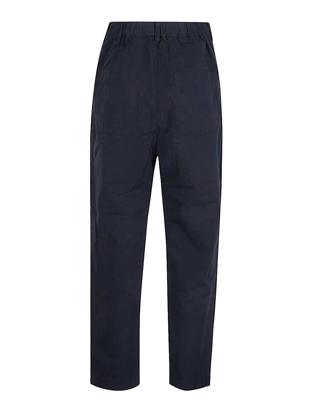 Shop Sarahwear Cotton Trousers In Blue