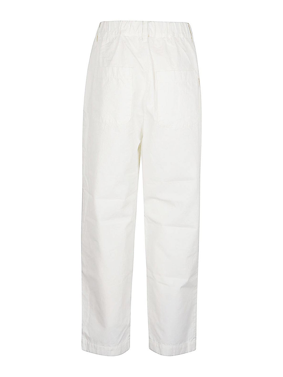 Shop Sarahwear Cotton Trousers In White
