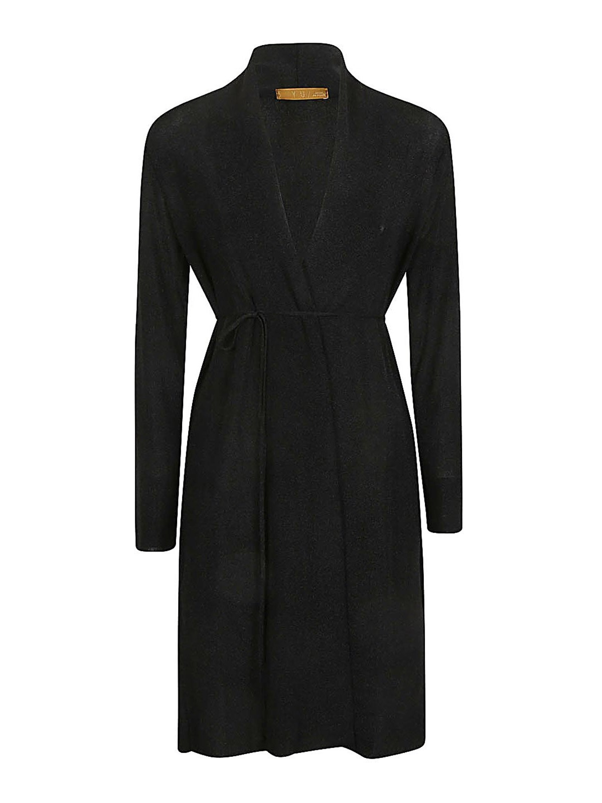 Shop Siyu Belted Midi Dress In Black