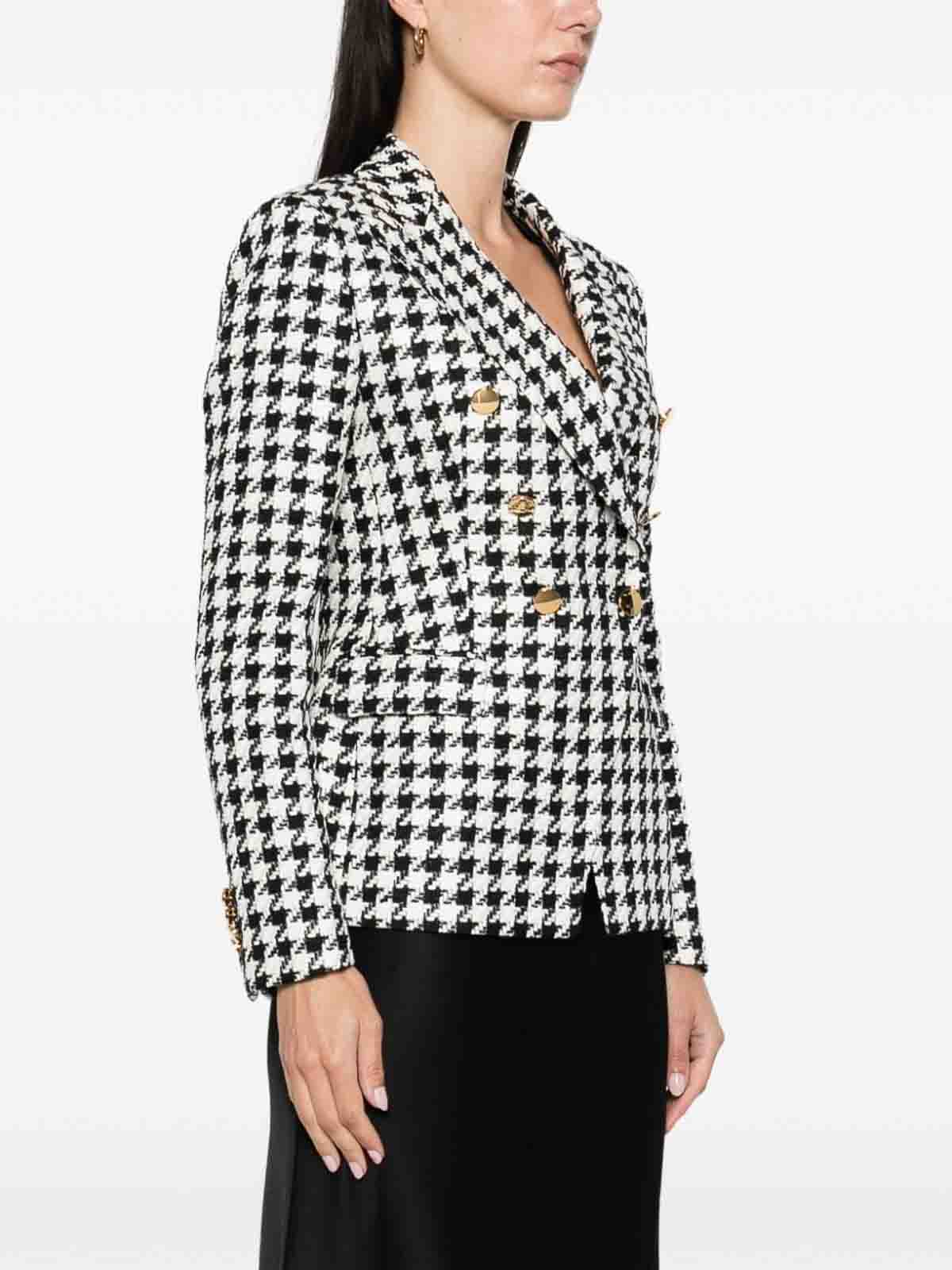 Shop Tagliatore Double-breasted Jacket In Black