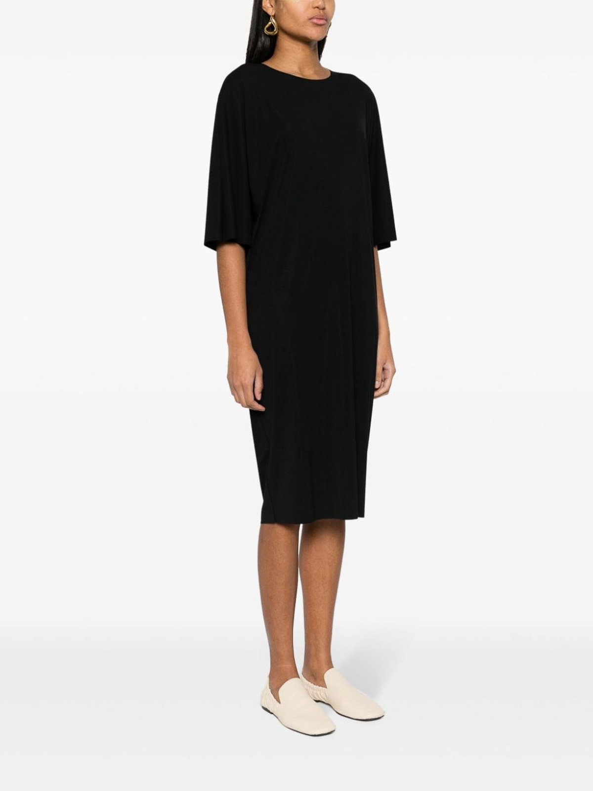 UNLIENS Aurora dress short type ブラック Aurora Dress – Black Sleeveless Dress with Fitted Bodice and