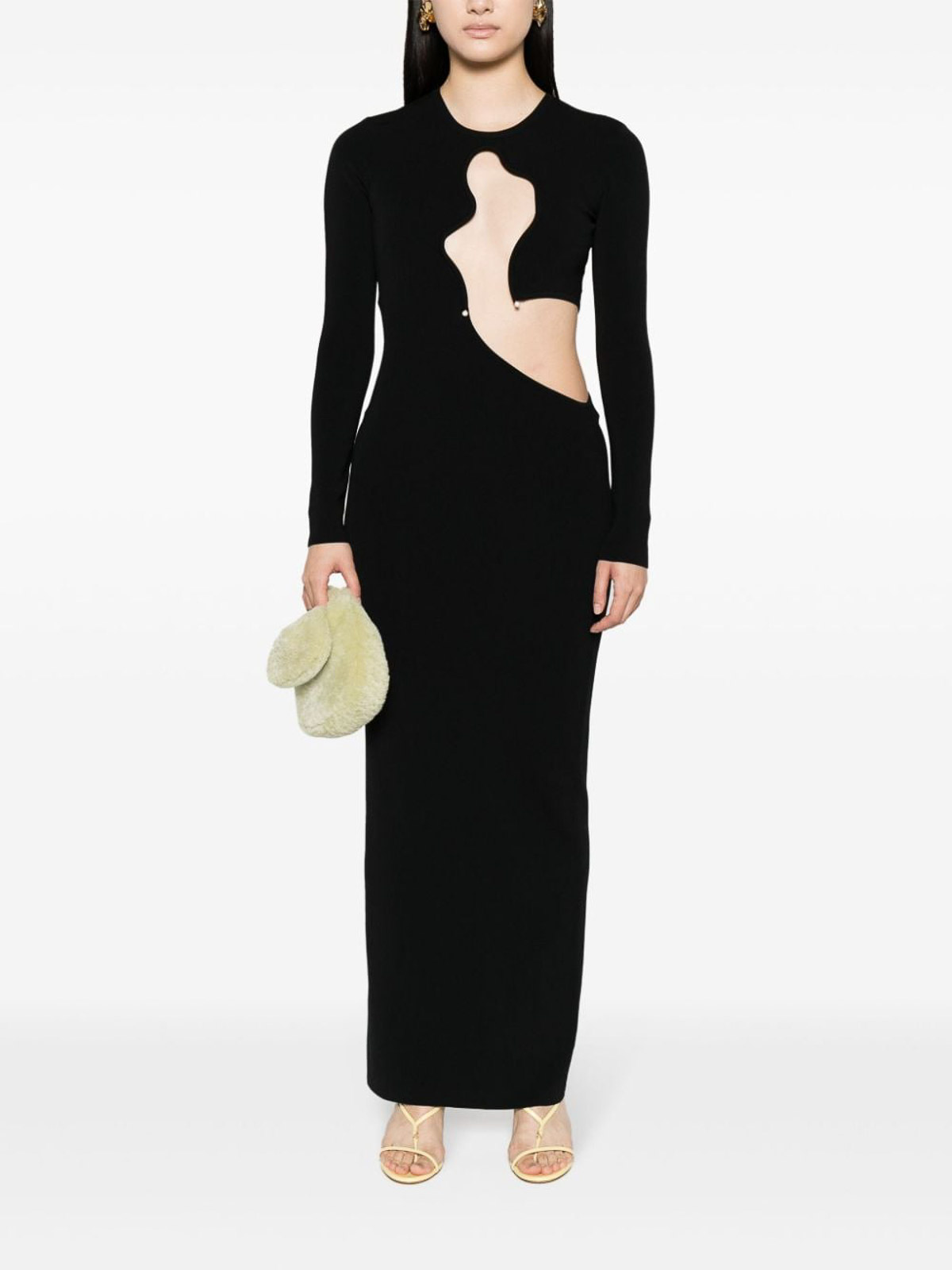 Shop Christopher Esber Vestido De Noche - Negro In Black