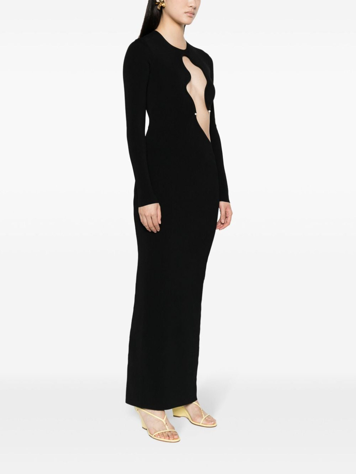 Shop Christopher Esber Vestido De Noche - Negro In Black