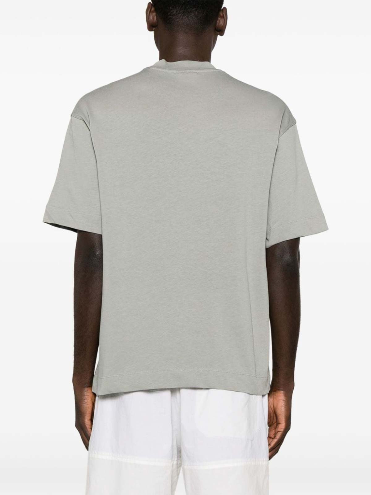 Shop Emporio Armani Camiseta - Gris In Grey